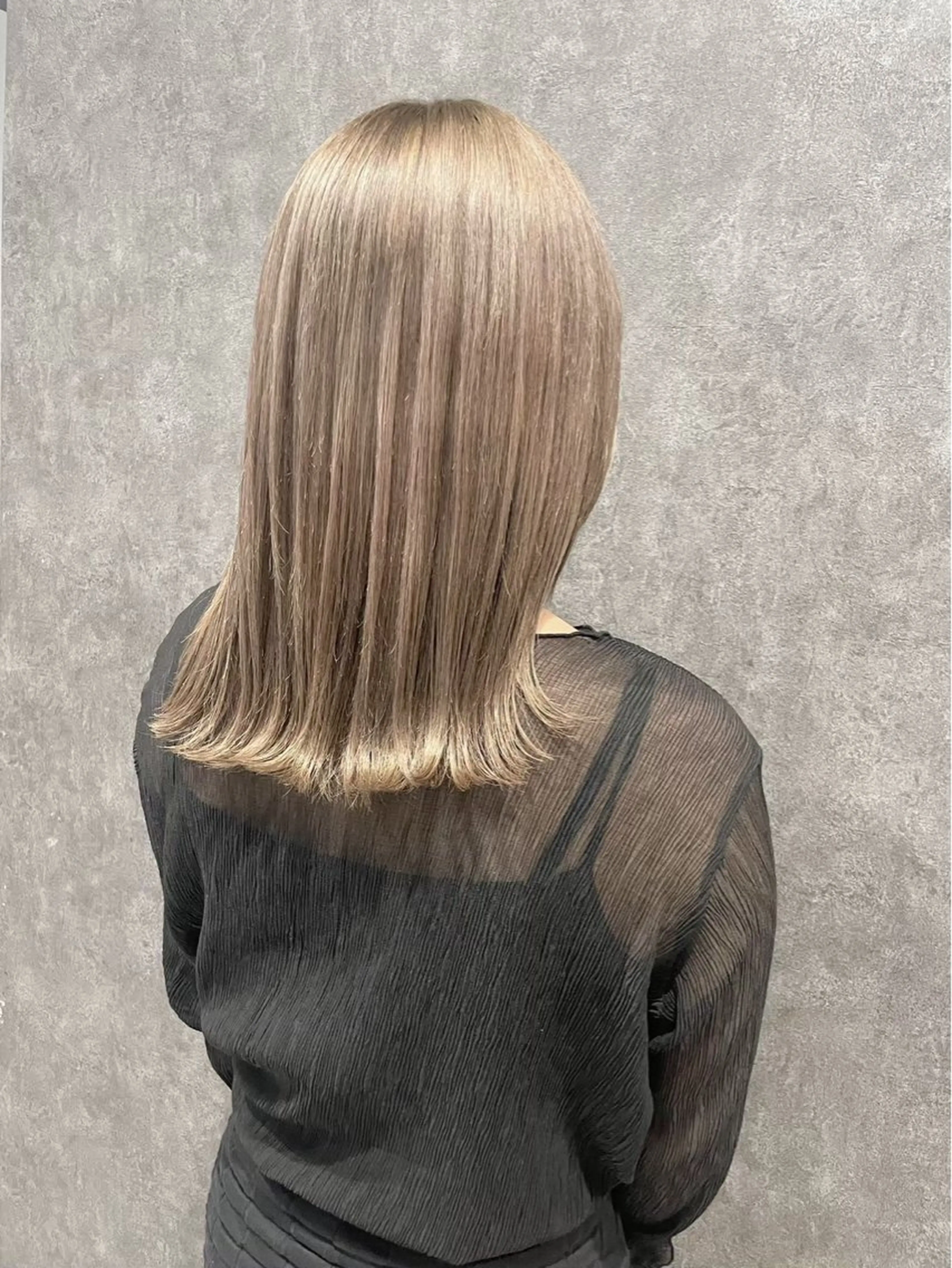 ミディアム カット ヘアカラー トリートメント BUCKS【天王寺】 バックス【駅30秒】のヘアスタイル