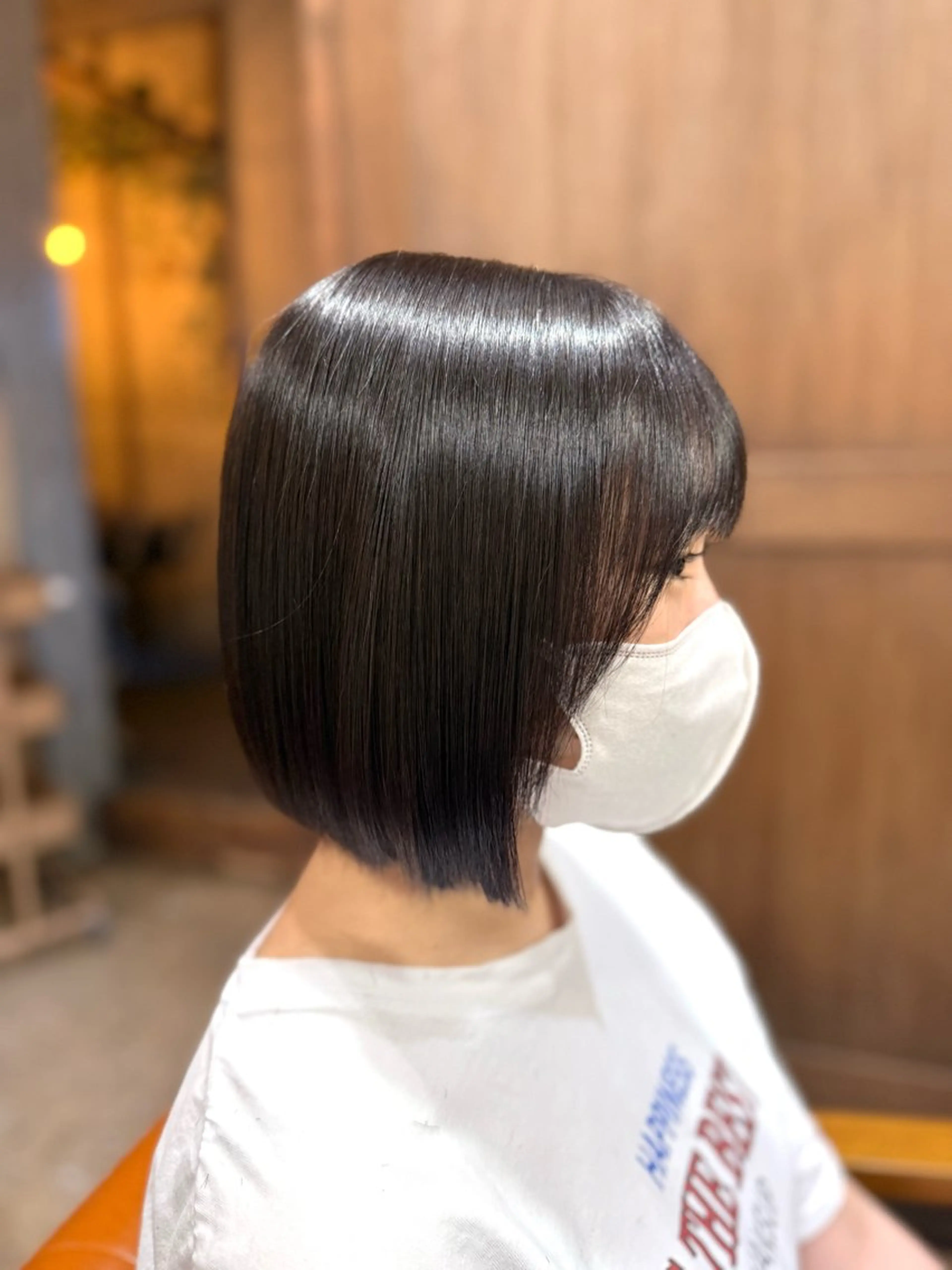 ミディアム ボブ カット ヘアカラー トリートメント Cadre新小岩🫧 栗原葵のヘアスタイル