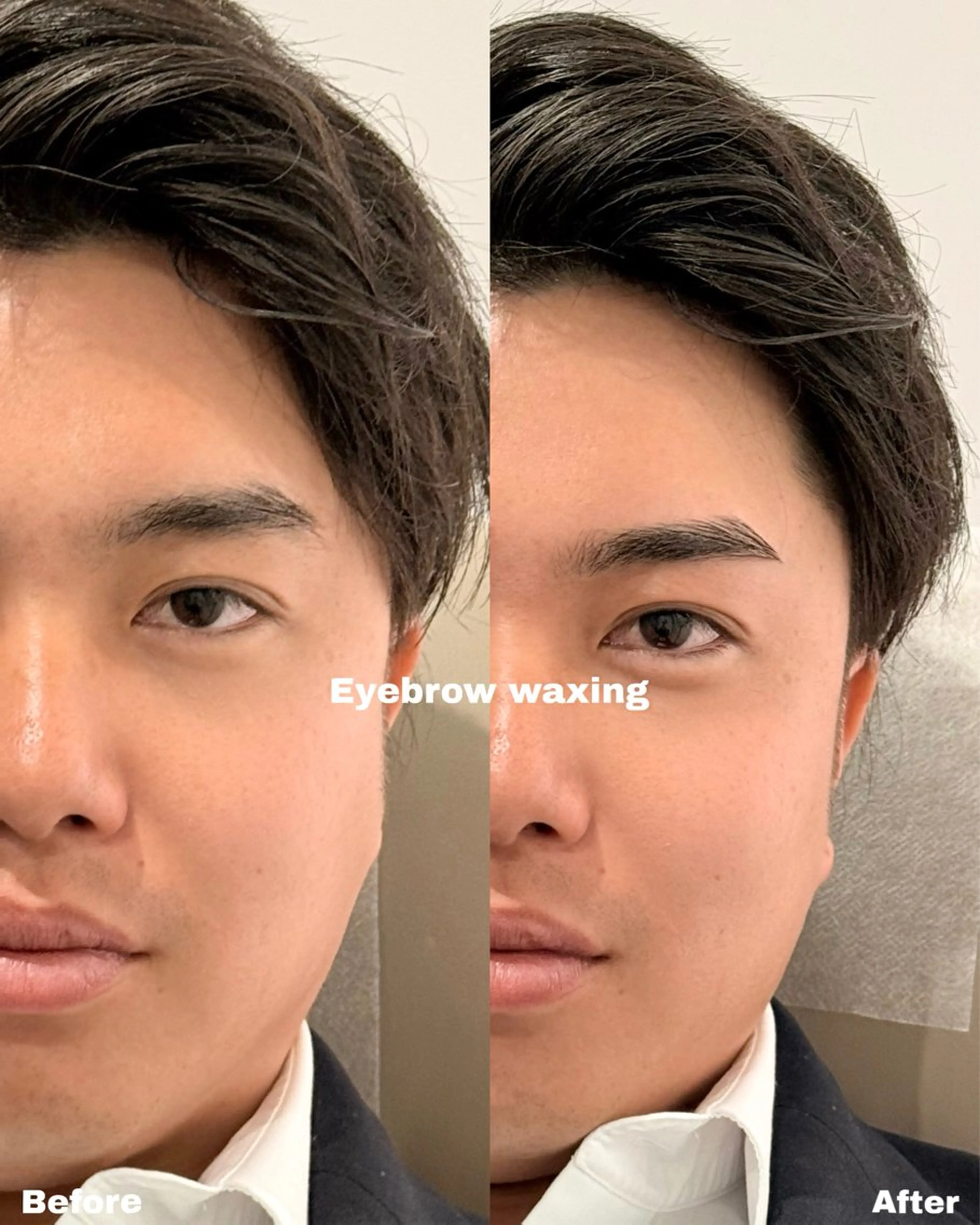 メンズ アイブロウ ワックス脱毛 安済 ひとみの眉毛・アイブロウイメージ