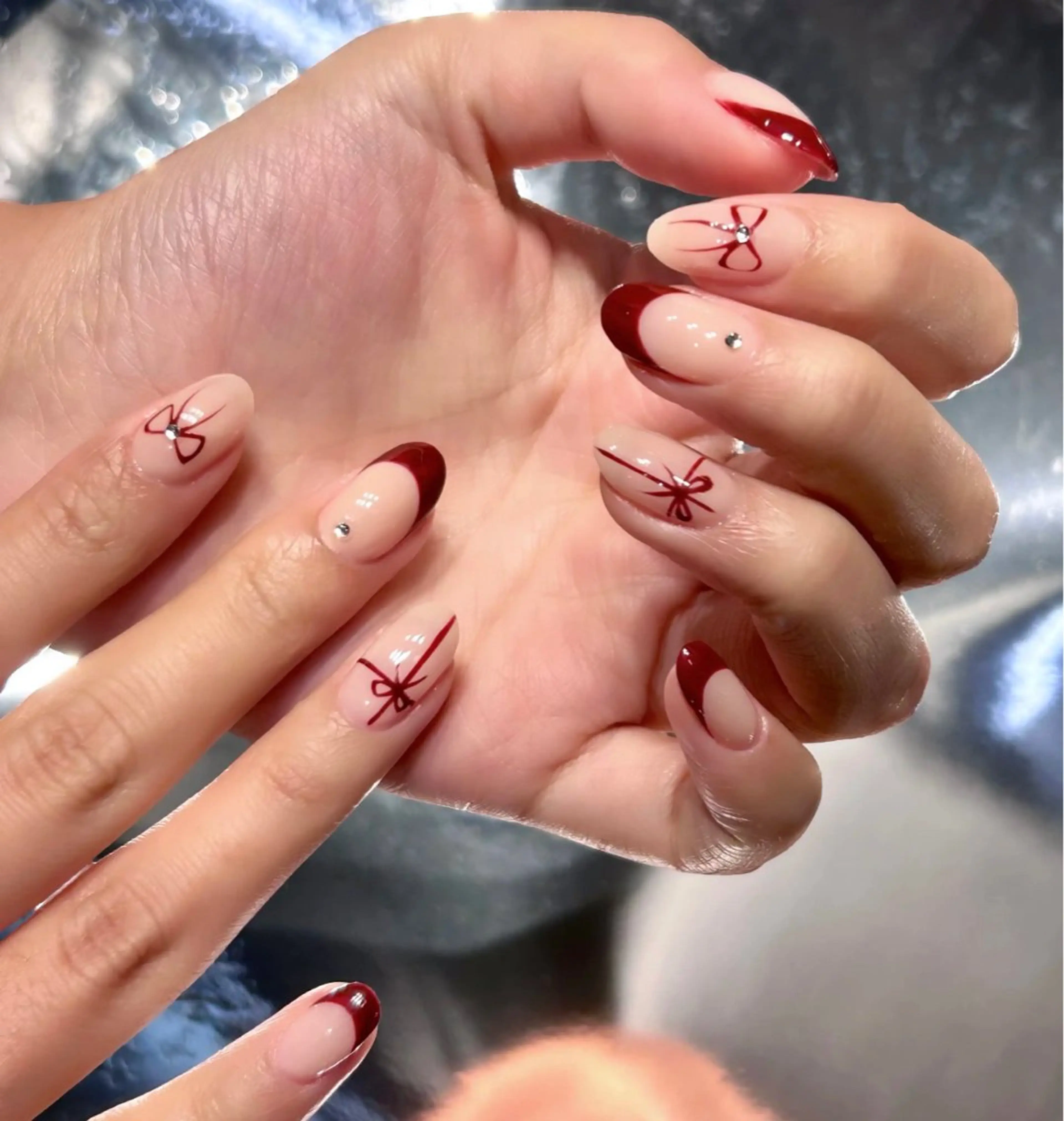 ネイル ハンドネイル ハンドケア 🍑 momo_nailのネイルデザイン