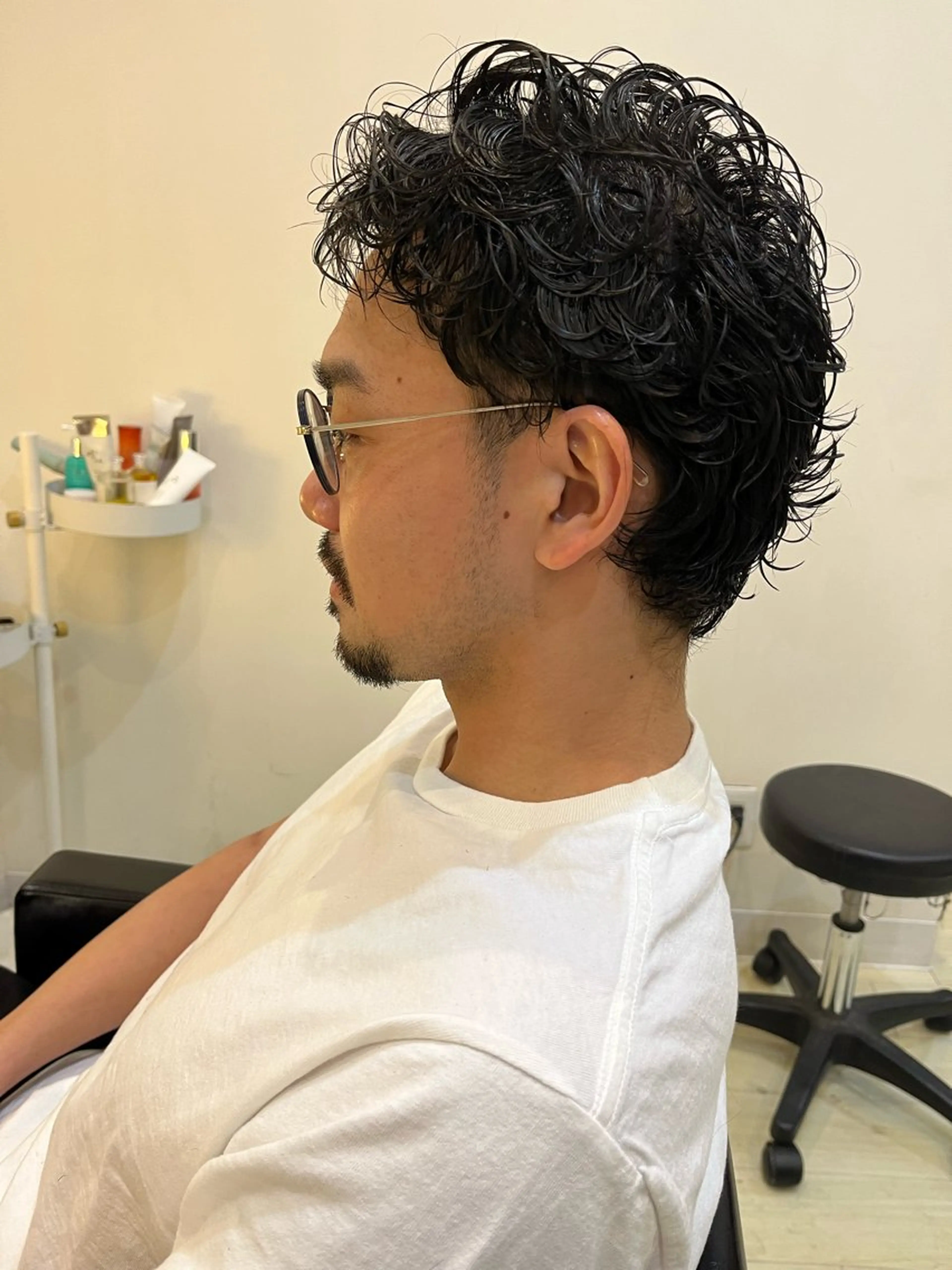 パーマ メンズ en-te:堀 恵里那のヘアスタイル