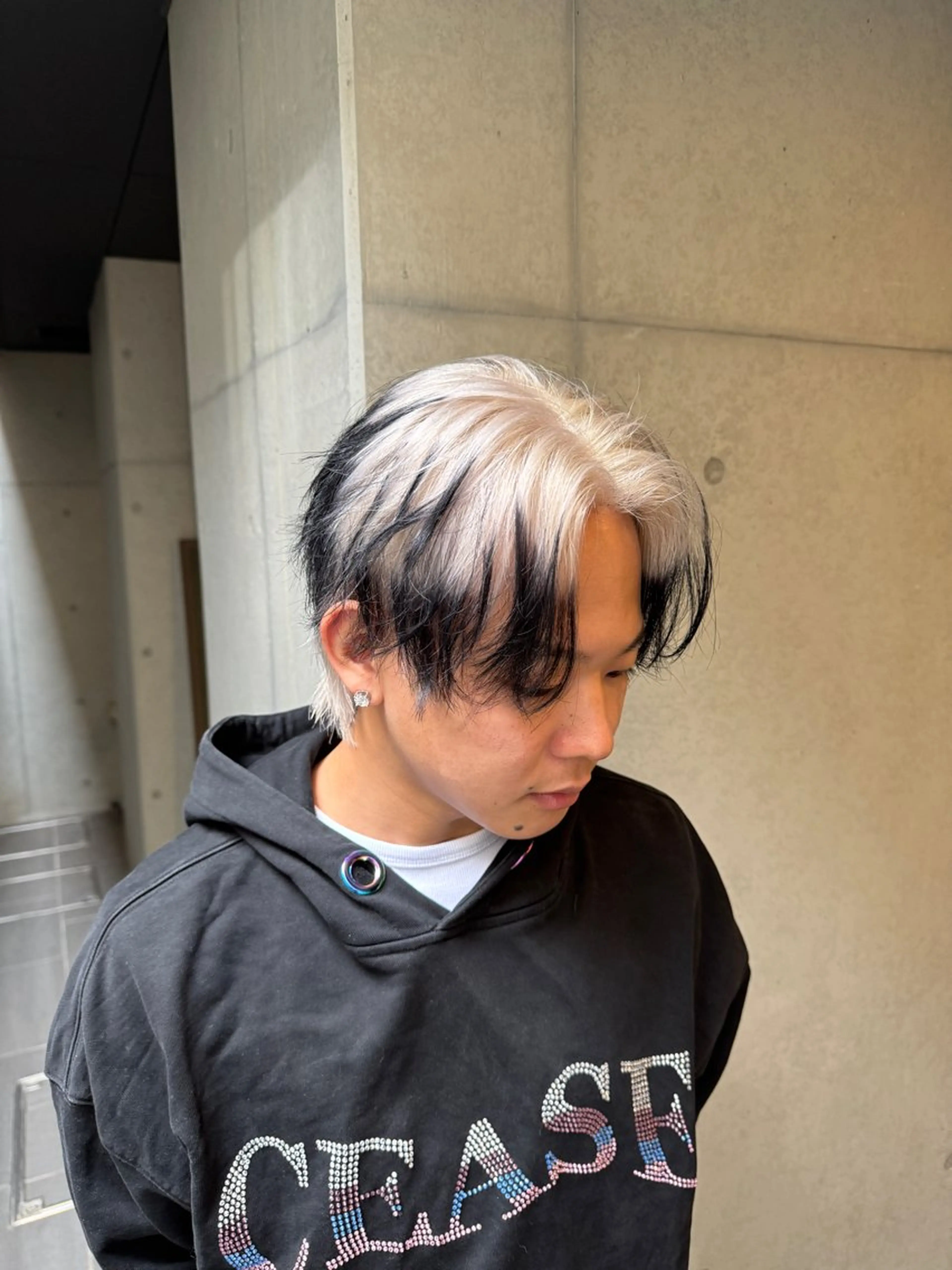 ショート カラー メンズ メンズブリーチ ブリーチ カット ヘアカラー だいち/ブリーチ/ レイヤーカットのヘアスタイル