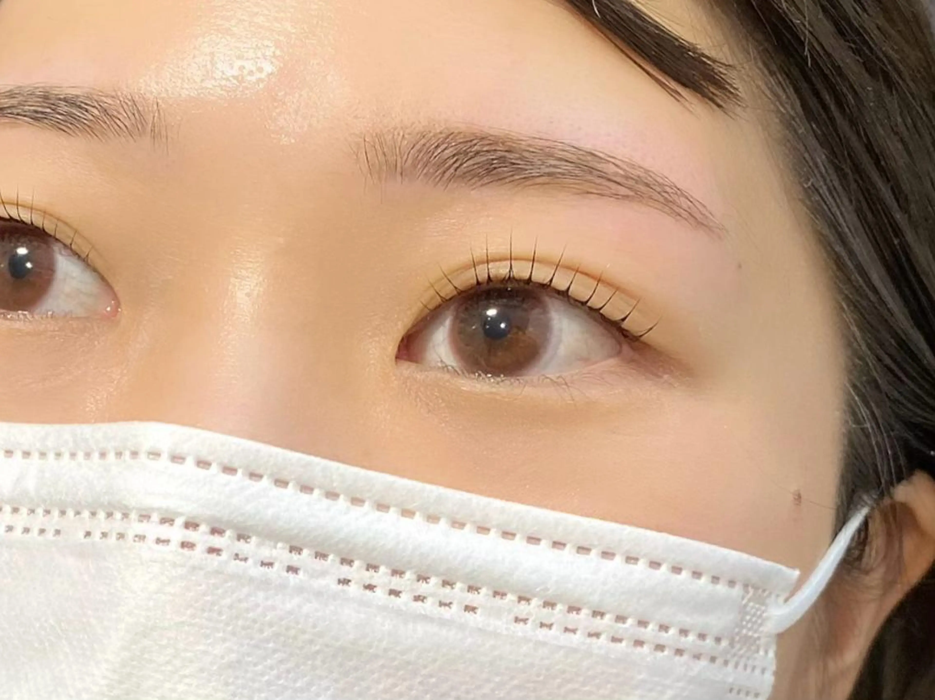 マツエク・マツパ アイブロウ 眉毛ワックス脱毛 一重×まつ毛パーマ Ola. namiのマツエク・マツパデザイン