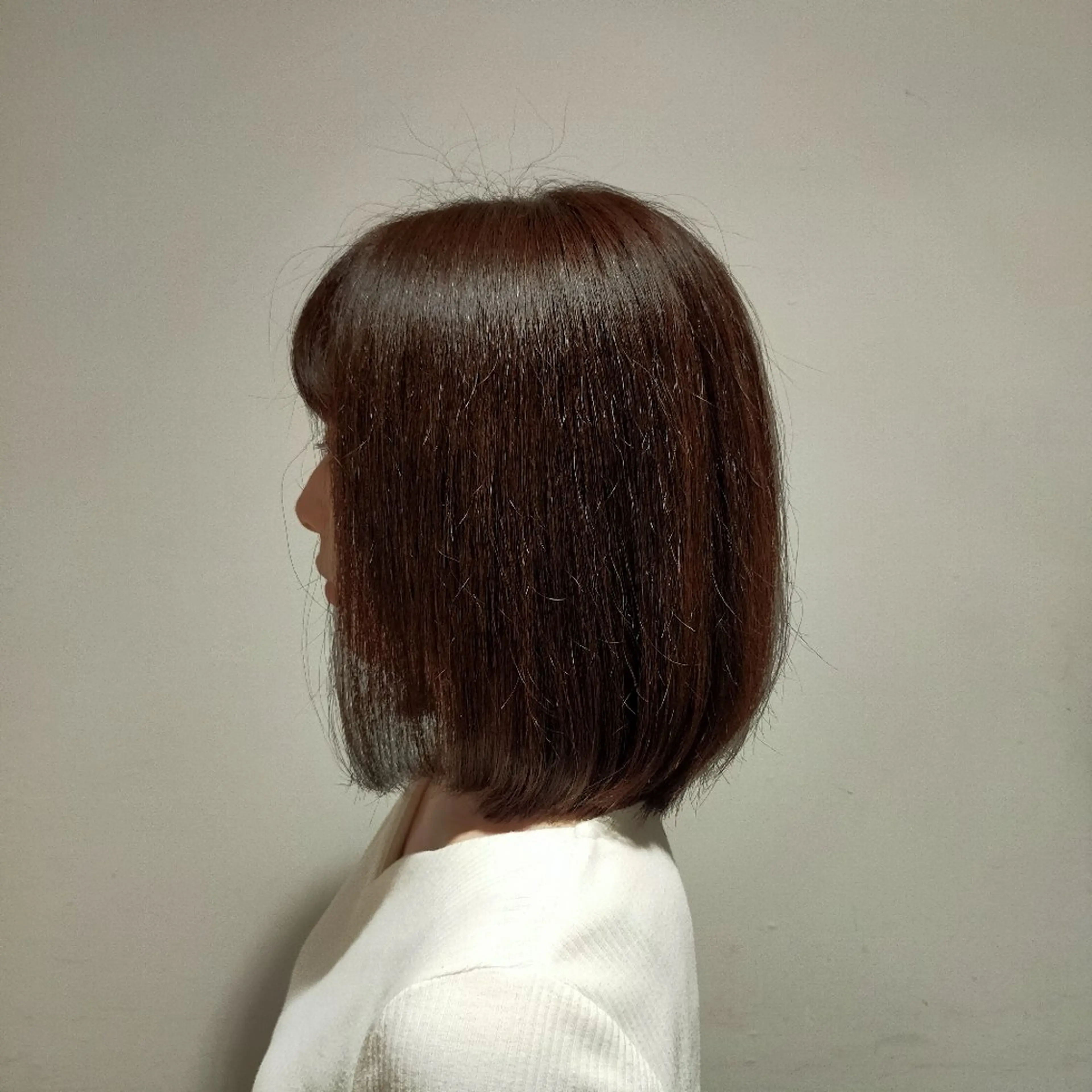 ミディアム ボブ 和佐 ももえのヘアスタイル