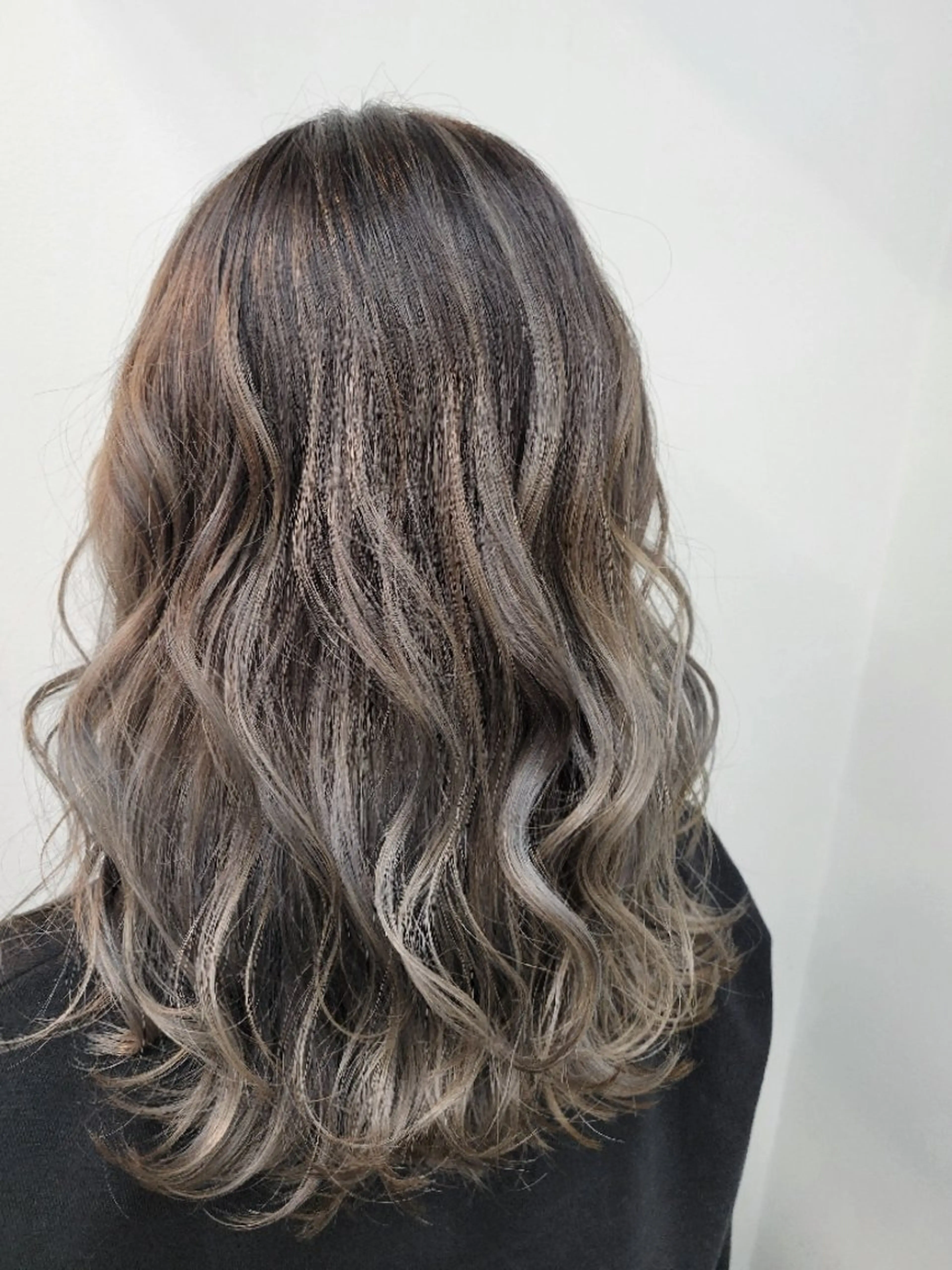セミロング カラー ダブルカラーモデル☆ SHUNYAのヘアスタイル