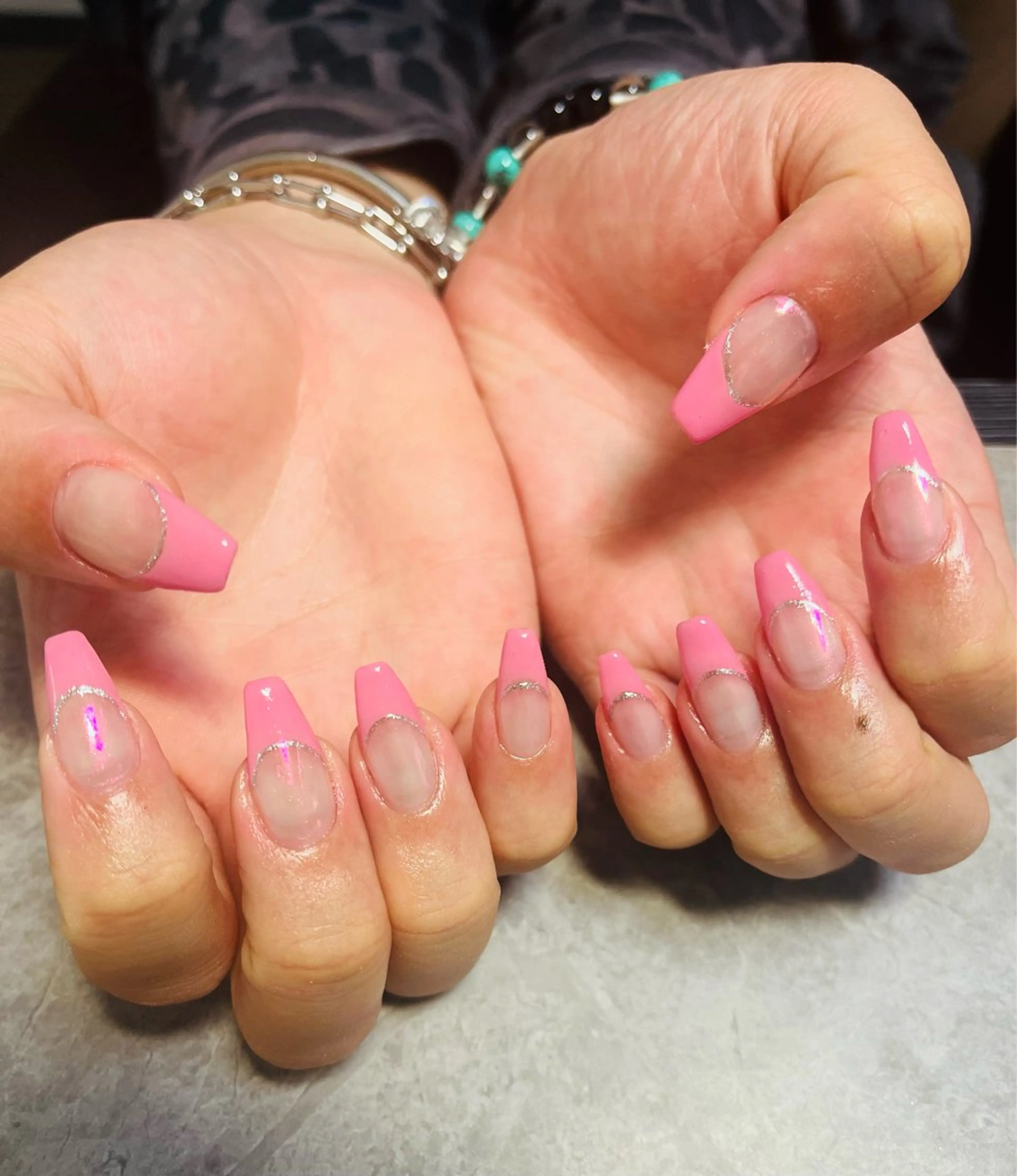 ネイル おそろいネイル メンズネイル 持ち込み ベテランネイル cnc  nailのネイルデザイン