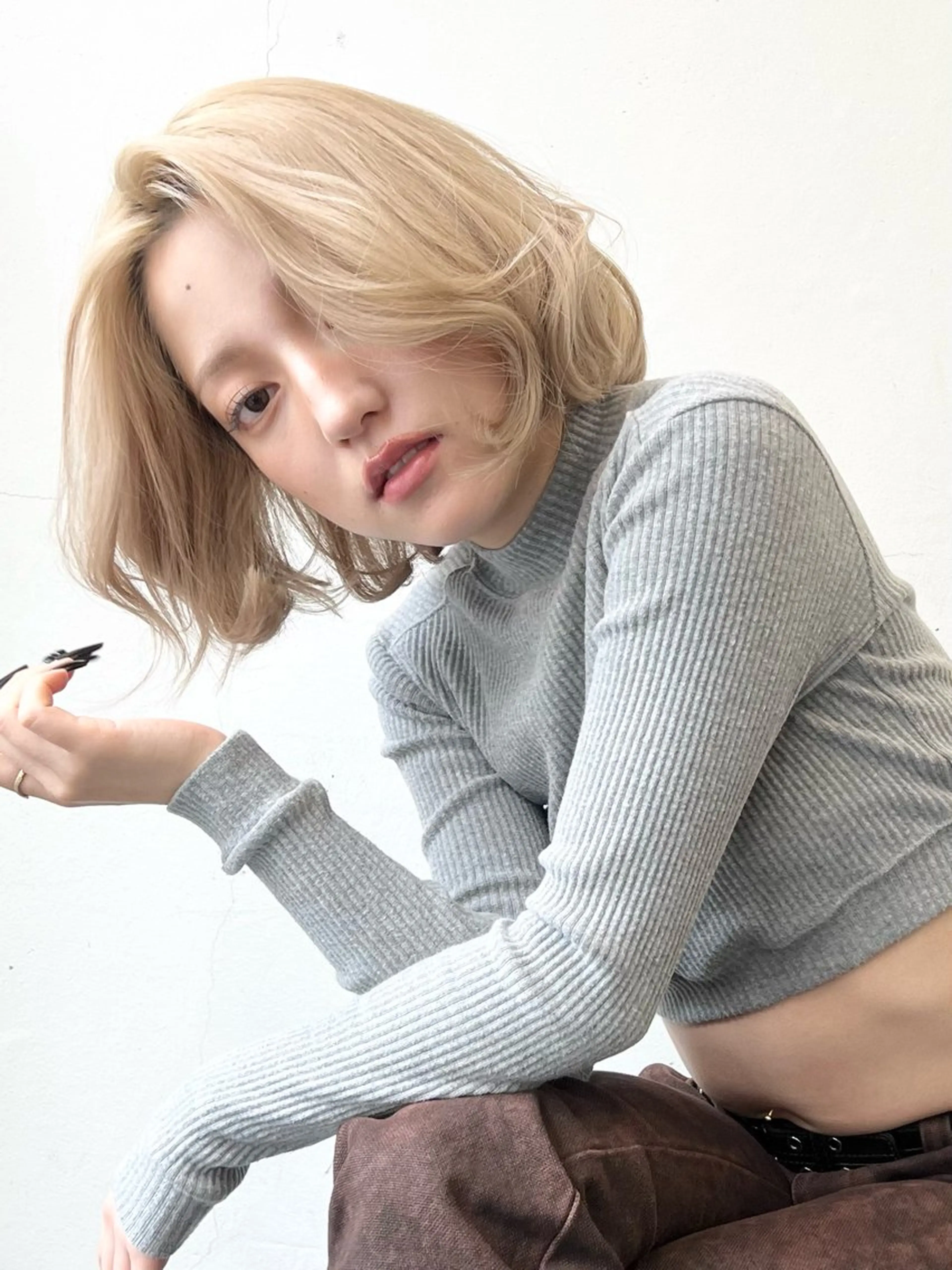 ショート カラー ヘアカラー トリートメント HARU//原宿🤍 リピート率NO.1のヘアスタイル