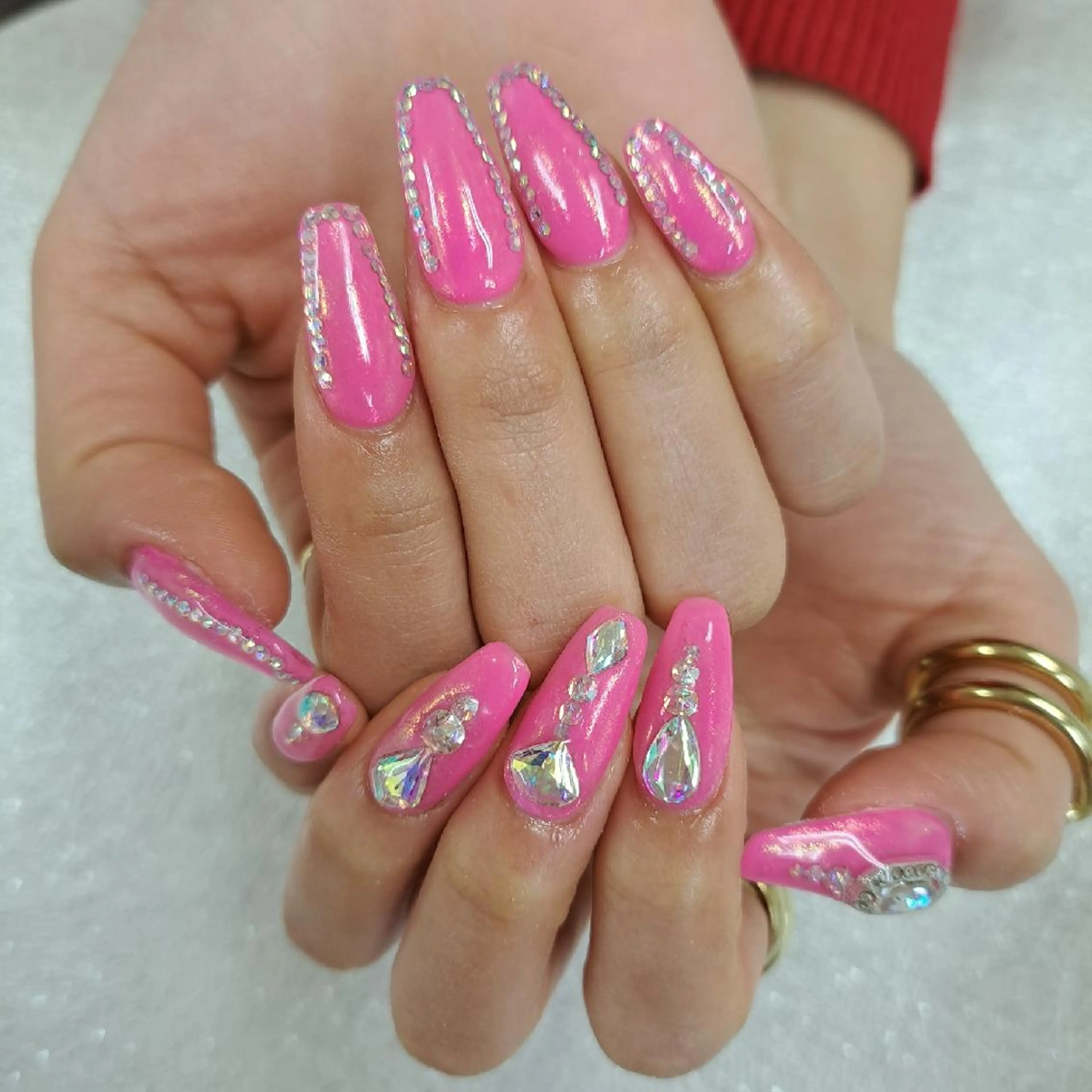 ネイル アートネイル ジェルネイル 持ち込み ニュアンスネイル パラジェル 河野ちえ (雑誌掲載サロン)のネイルデザイン