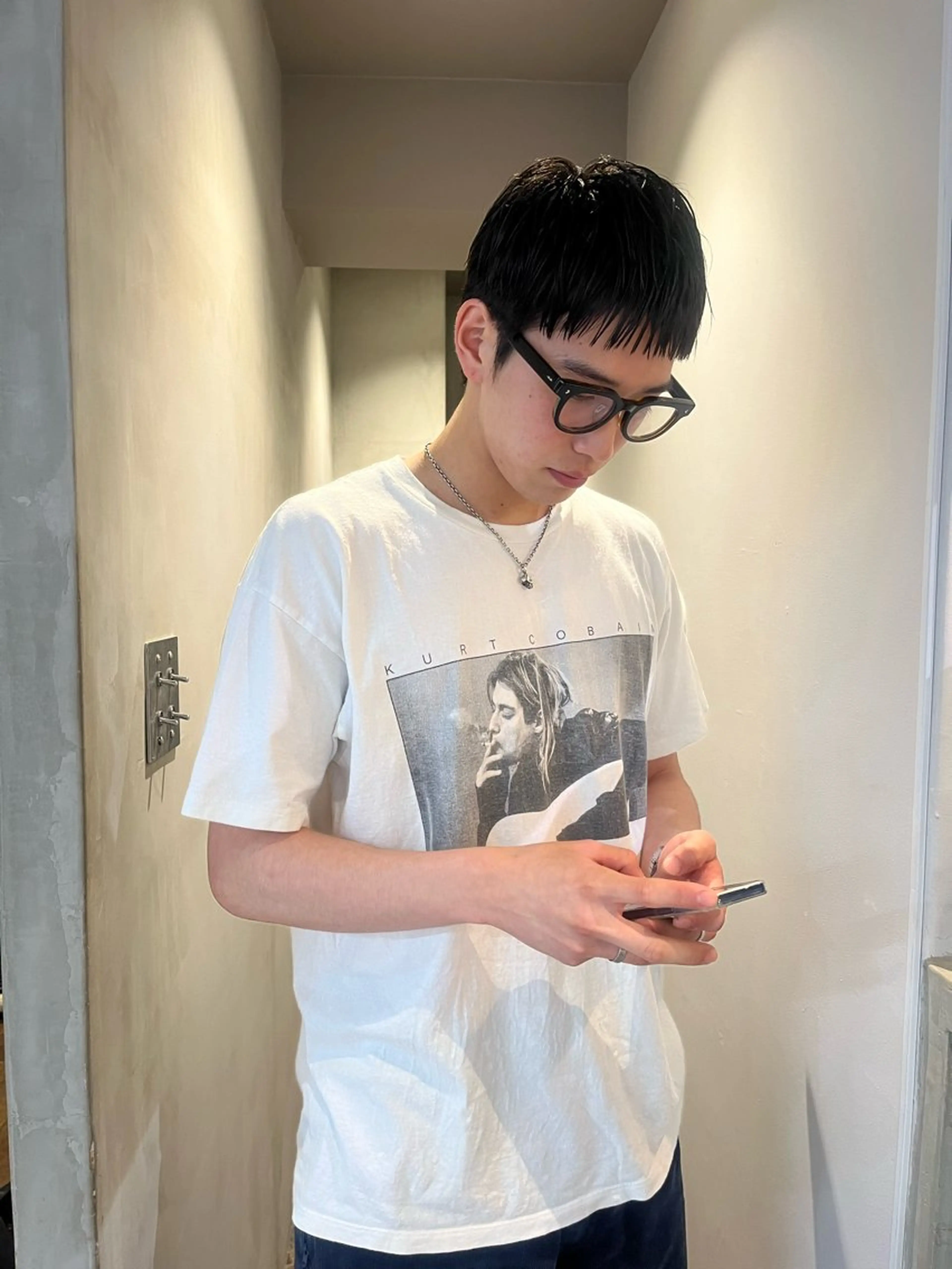 ショート メンズ 平尾/高宮/艶カラー /ハイライト/綜一郎のヘアスタイル