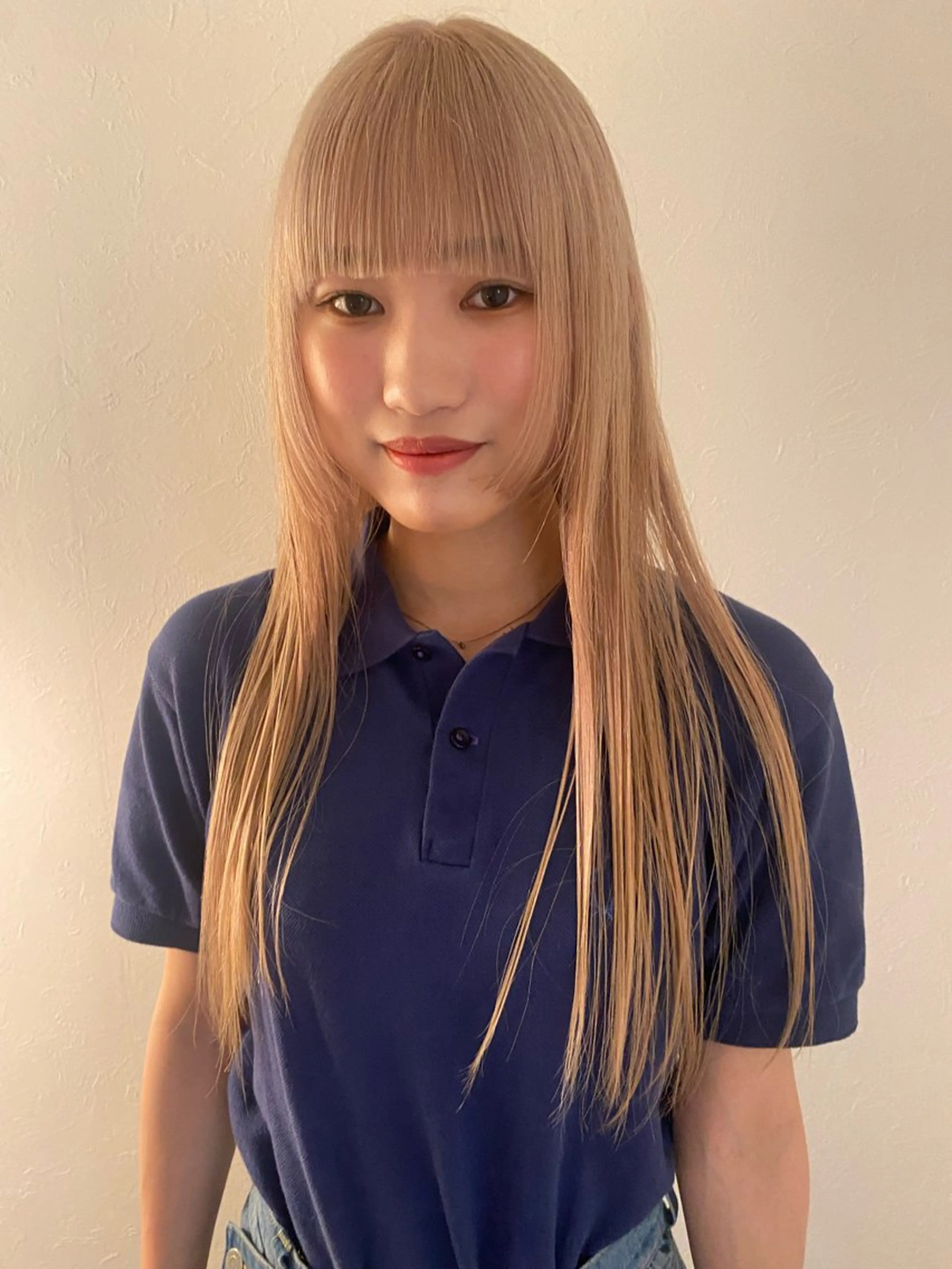 ロング カラー ベージュカラー ホワイトベージュ ヘアカラー 森貴裕/ベージュ/ パーマ/オリーブのヘアスタイル