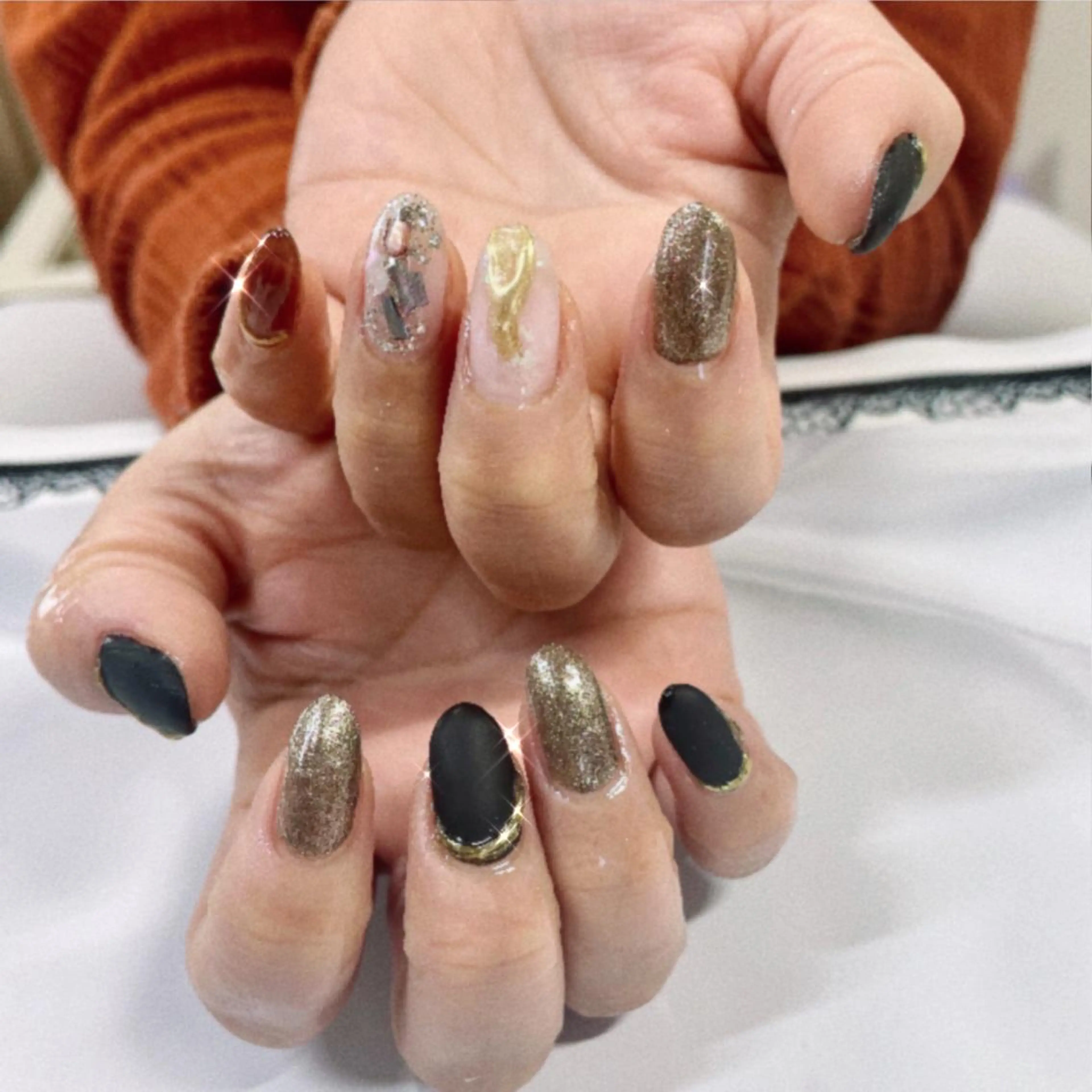 ネイル ニュアンスネイル 奥園 良恵のネイルデザイン