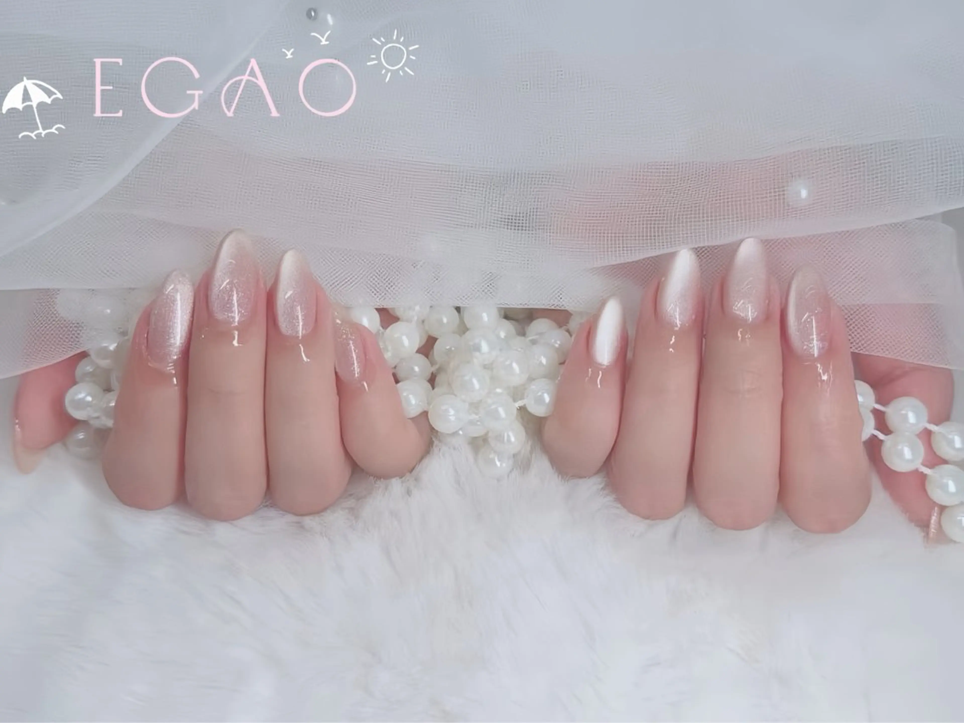 ネイル アートネイル フットネイル フレンチネイル ジェルネイル グラデーション ハンドネイル Egao Nail錦糸町店のネイルデザイン