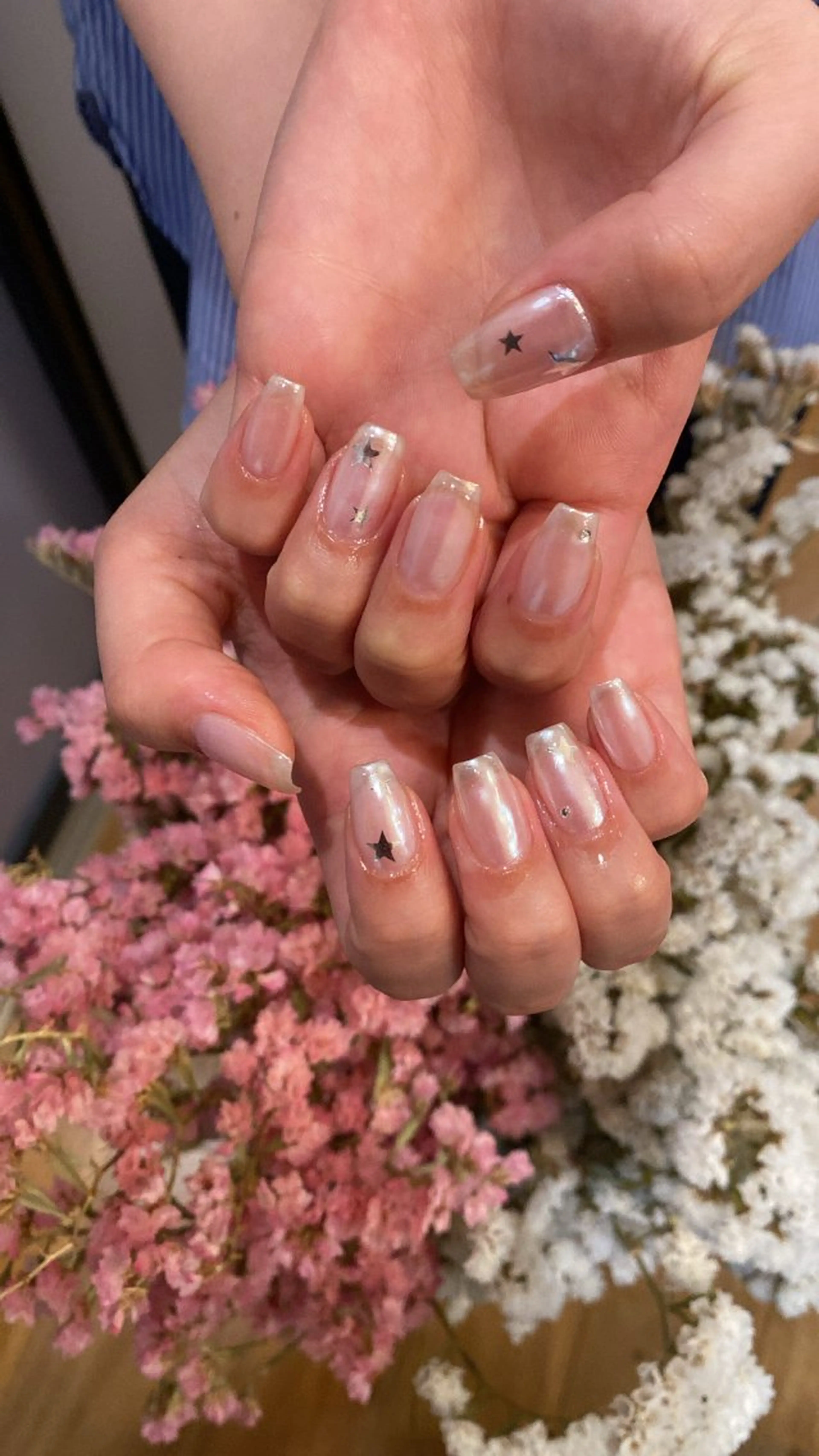 ネイル crystal ⭐︎ colorのネイルデザイン