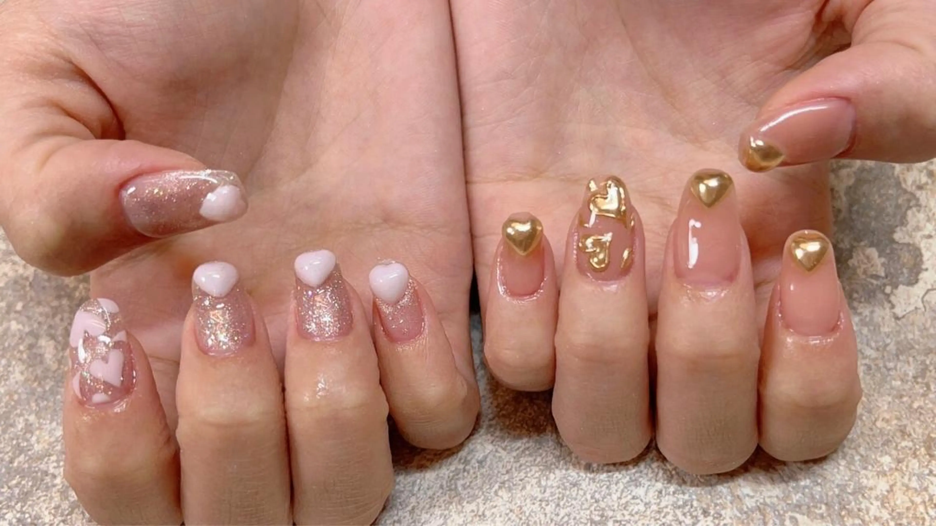 ネイル ハンドネイル LOVE NAIL 💕Sonoのネイルデザイン