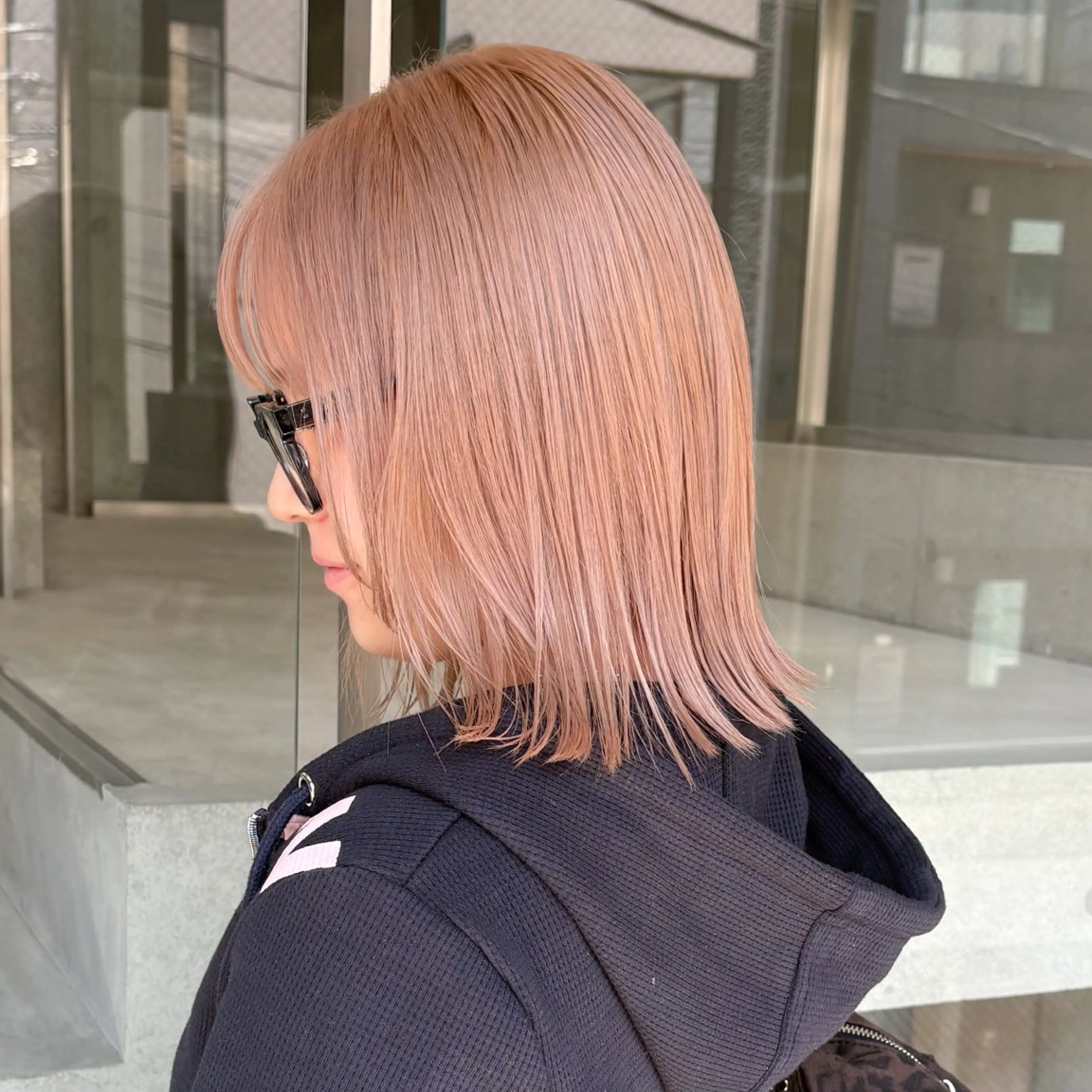 ミディアム ヘアカラー 垢抜け透明感カラー 🧚🏻‍♀️ミユウのヘアスタイル