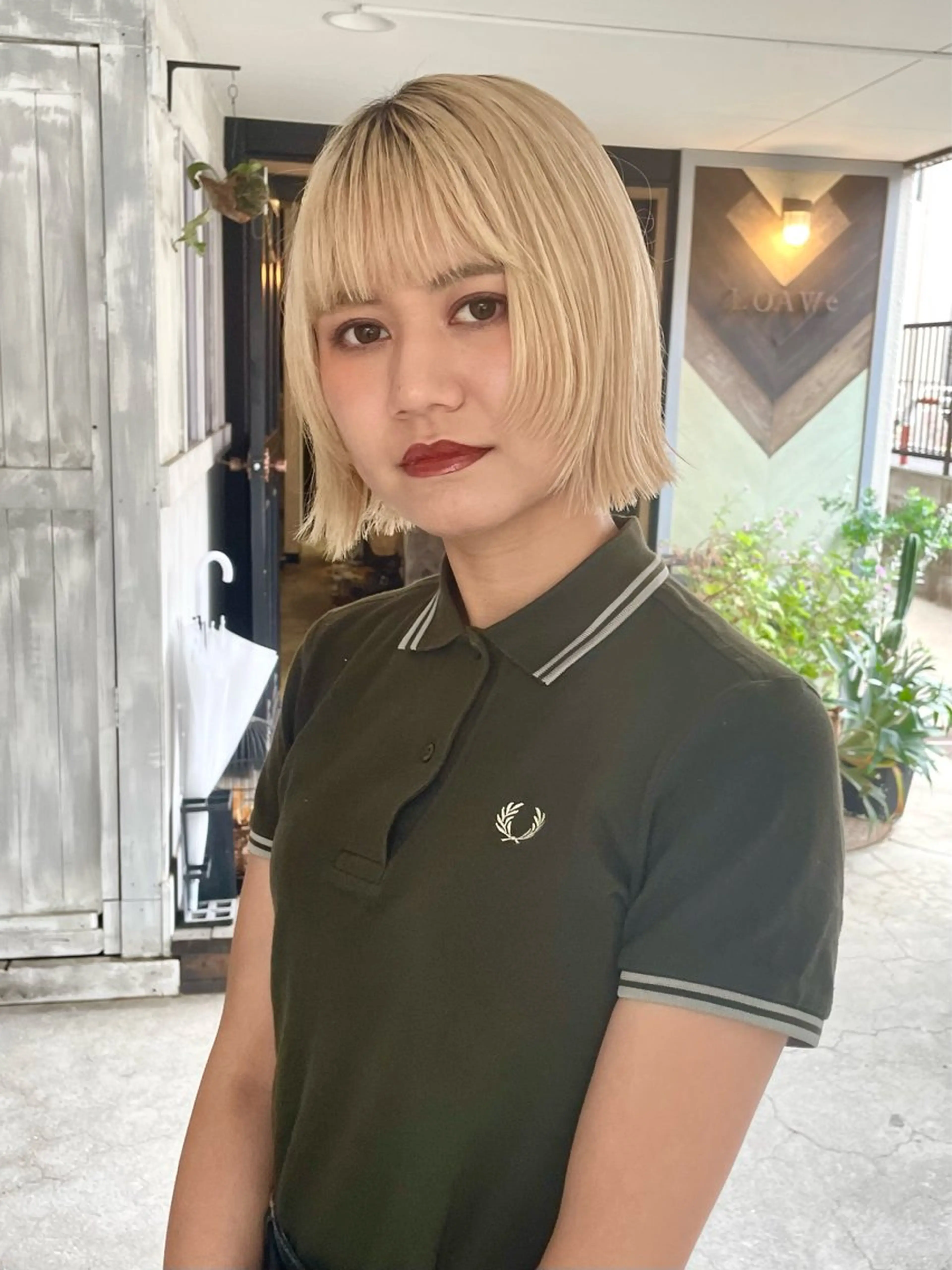 ショート ボブ 塩谷 雪花のヘアスタイル