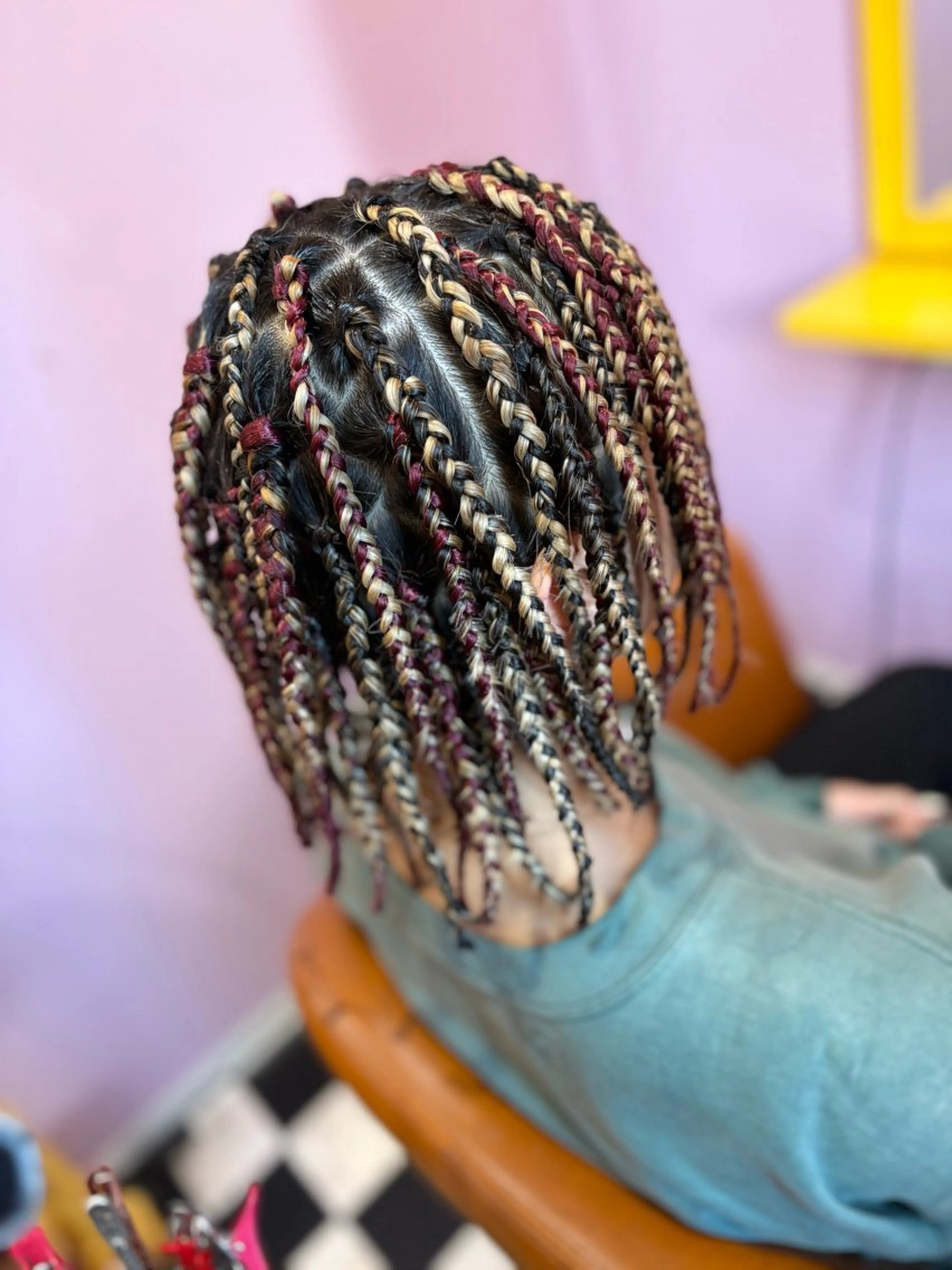 ミディアム エクステ チビ編み込みエクステ どぅ〜す/YUIのヘアスタイル