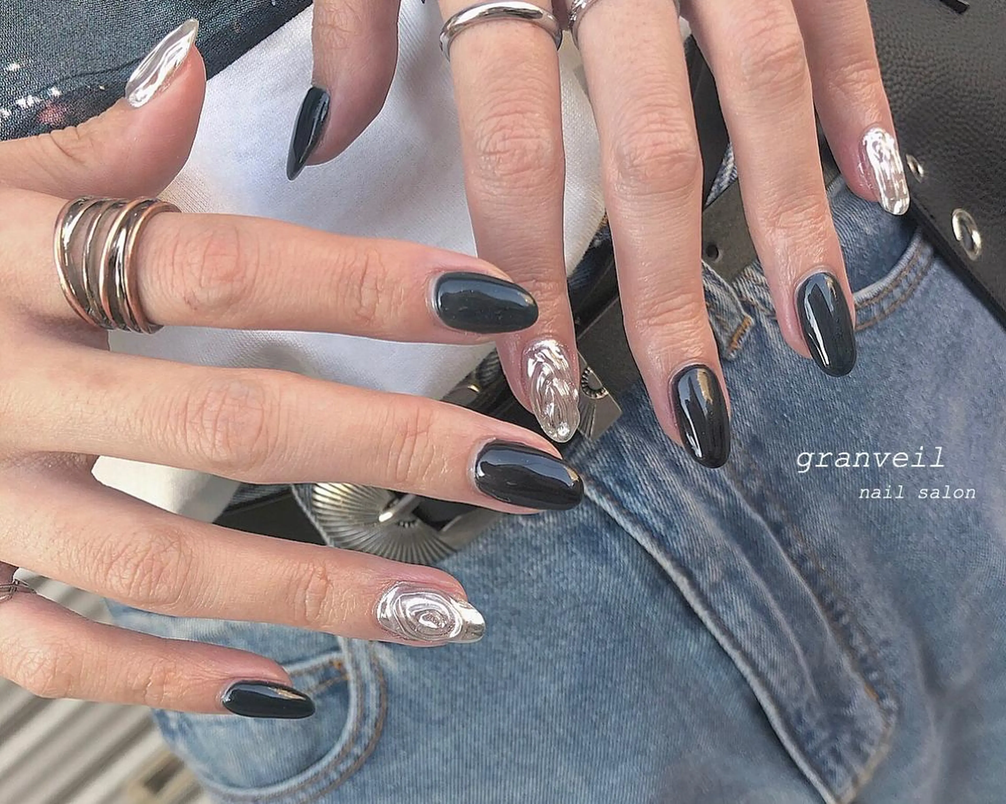 ネイル ニュアンスネイル nail salon granveilのネイルデザイン