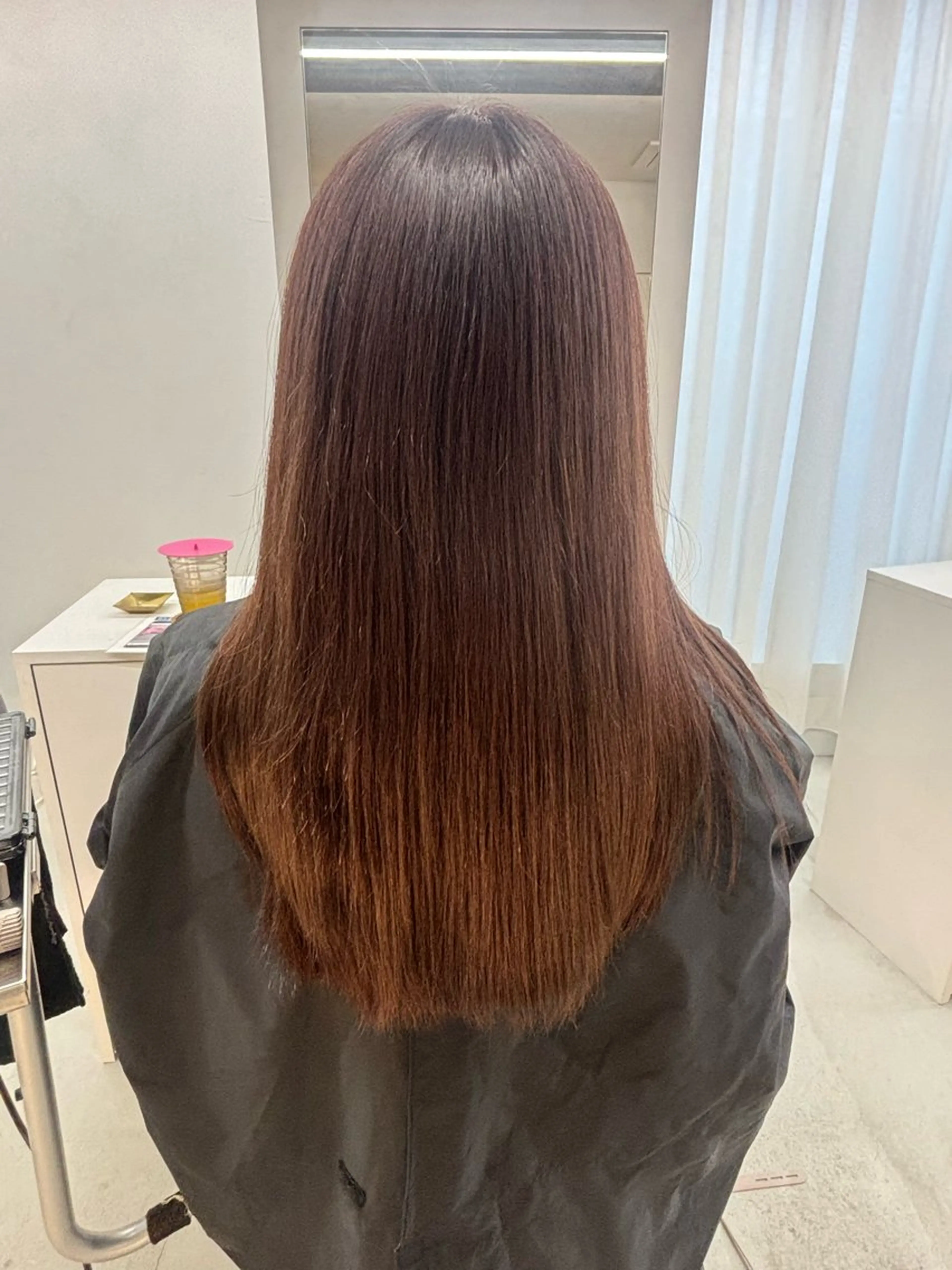 カラー ブラウンカラー ピンクカラー 艶髪/ハイトーン/ 透明感/maayaのヘアスタイル