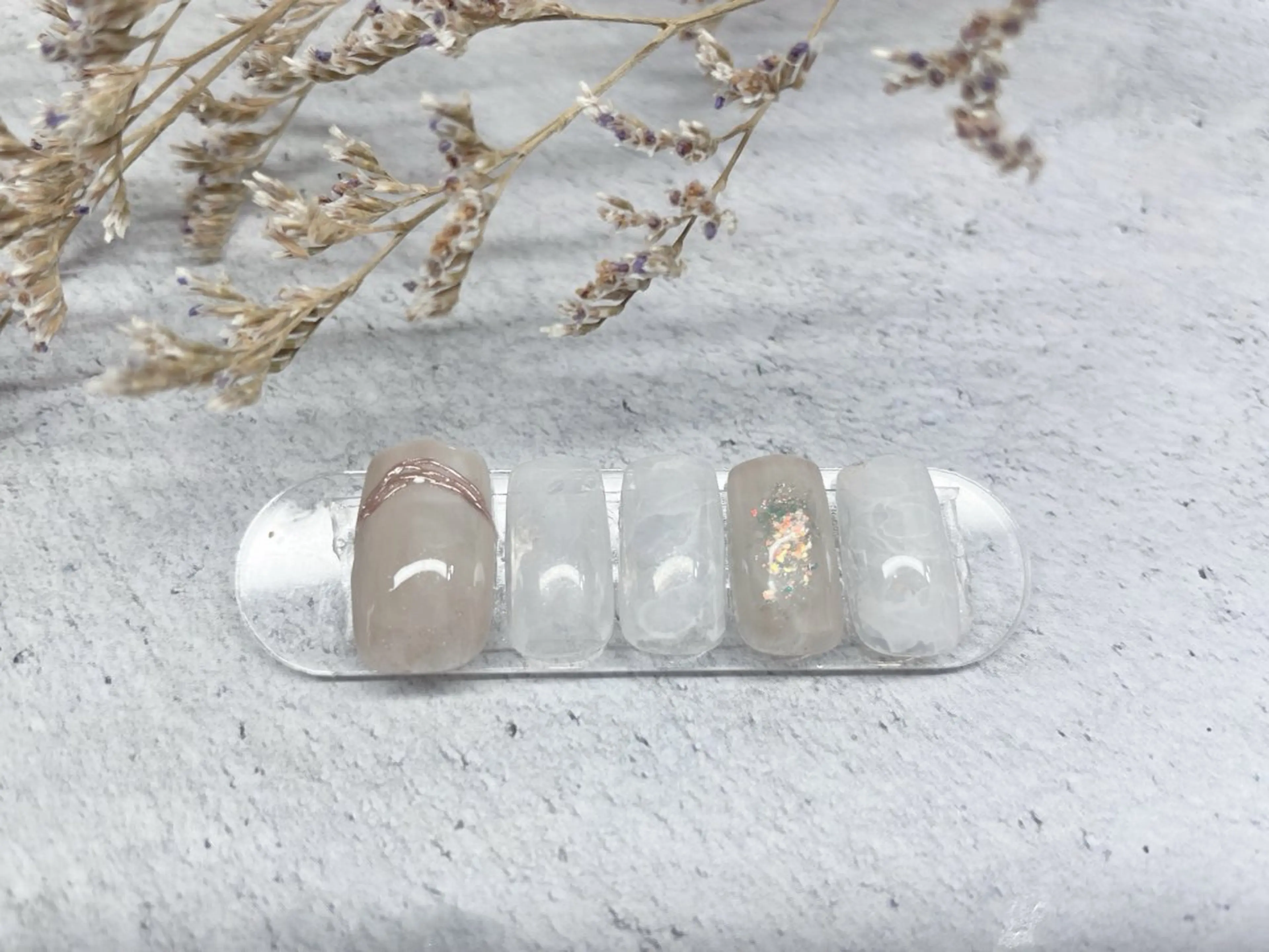 ネイル アートネイル 大理石ネイル(マーブル) ハンドネイル f2 nailのネイルデザイン