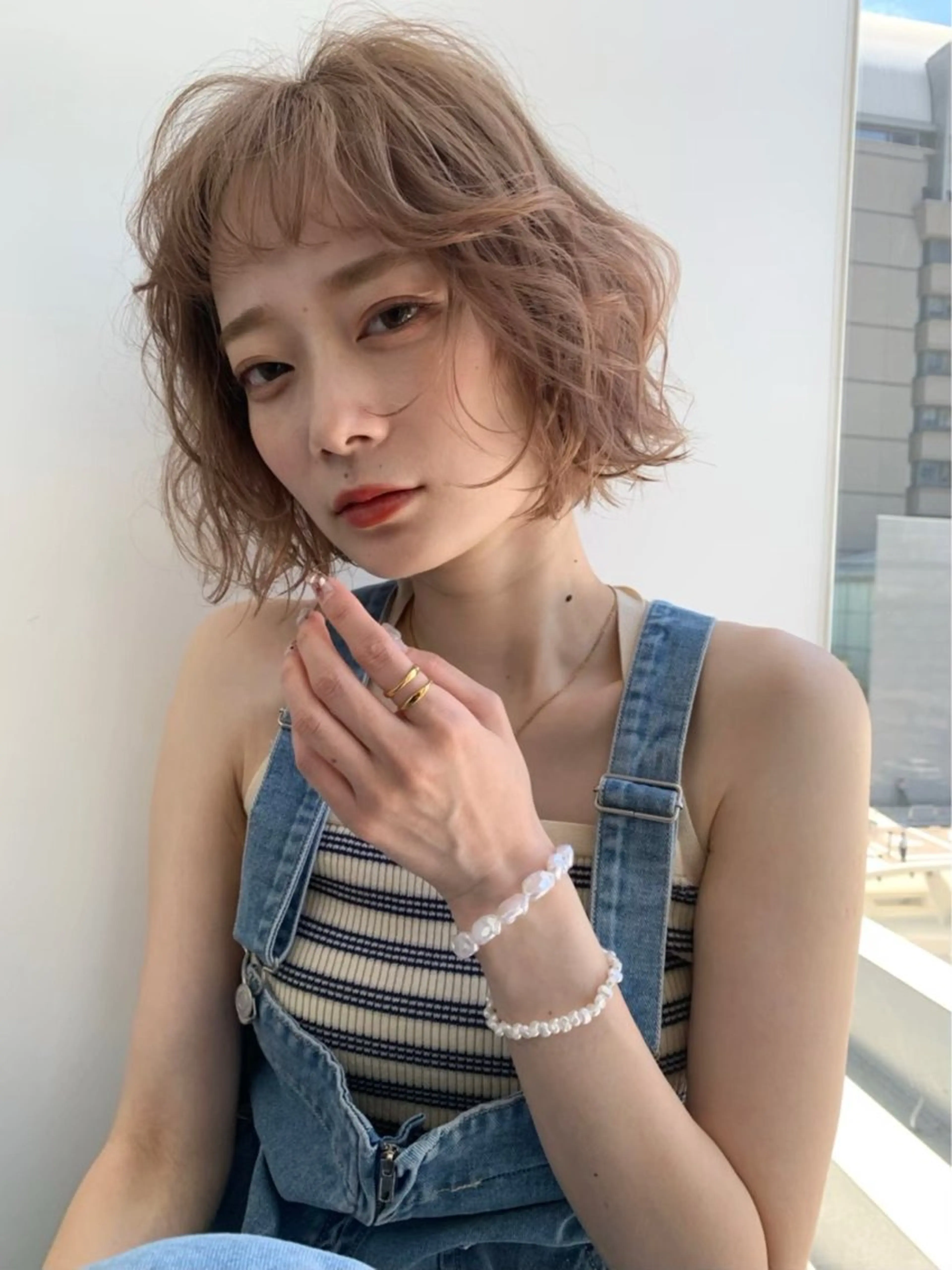 カラー megumi ⭐︎のヘアスタイル
