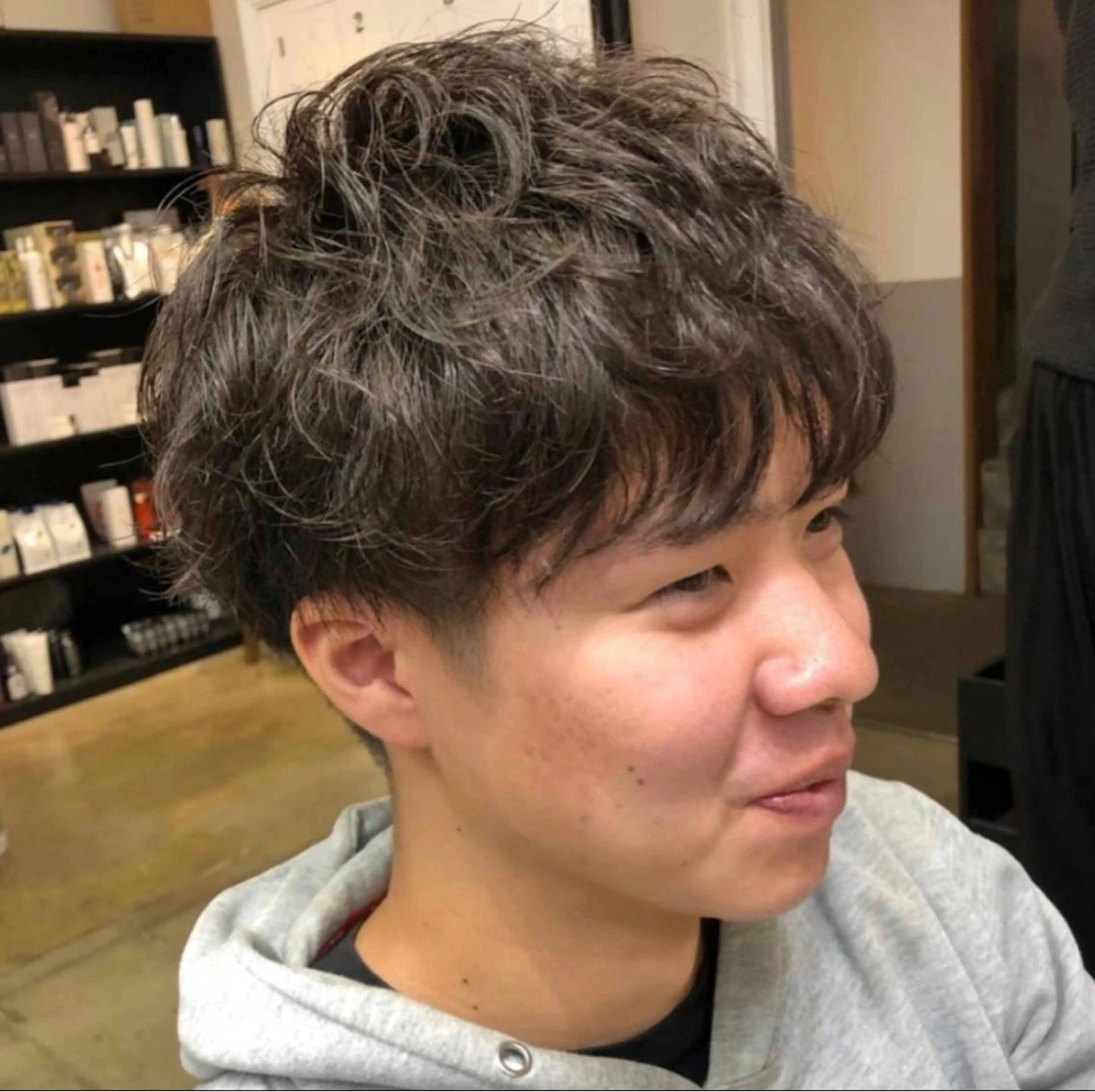 ショート パーマ メンズ 🌈本物の髪質改善 森田涼平のヘアスタイル