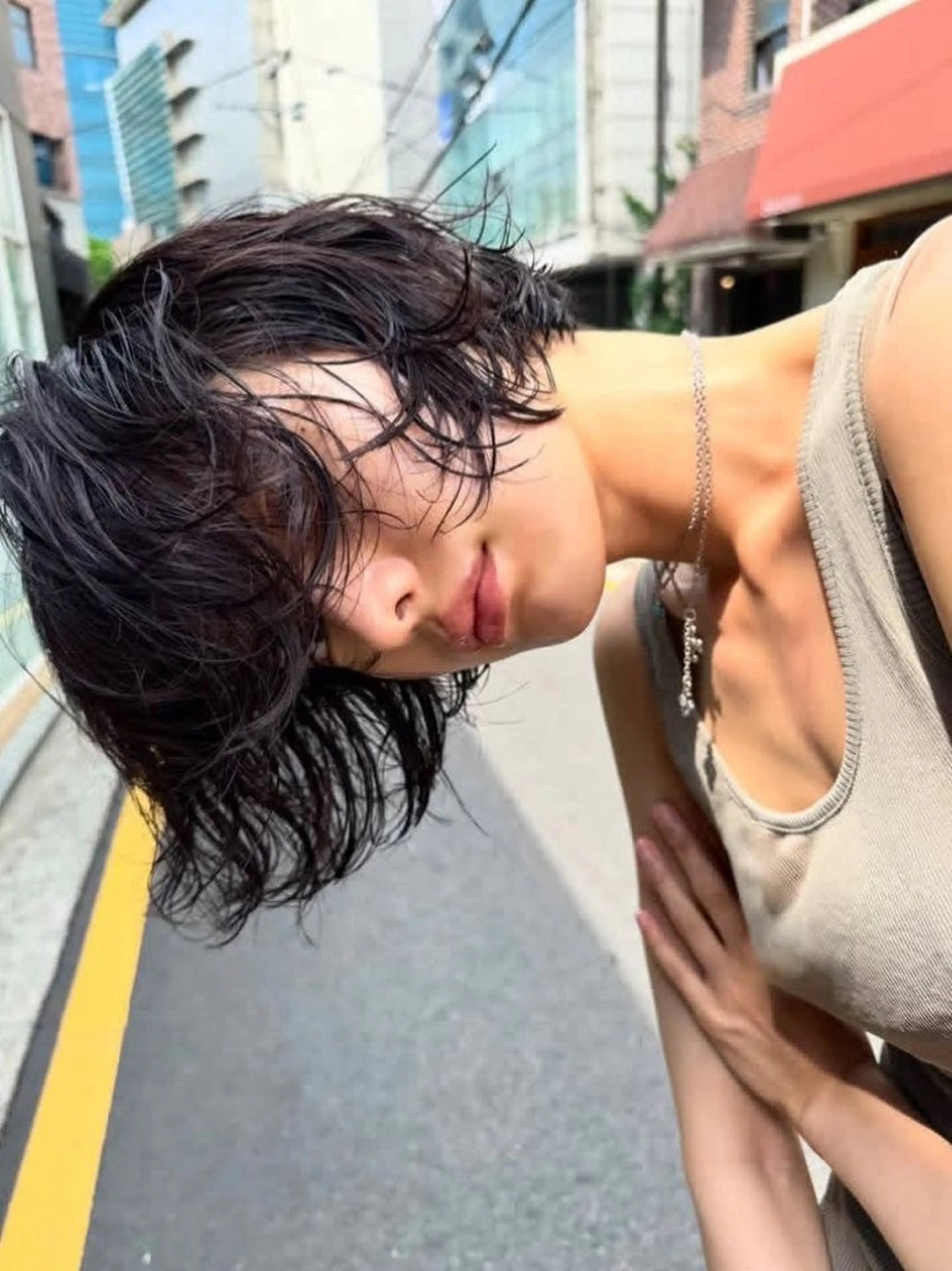 ショート パーマ YUUKI/ウルフ .ハイレイヤーのヘアスタイル