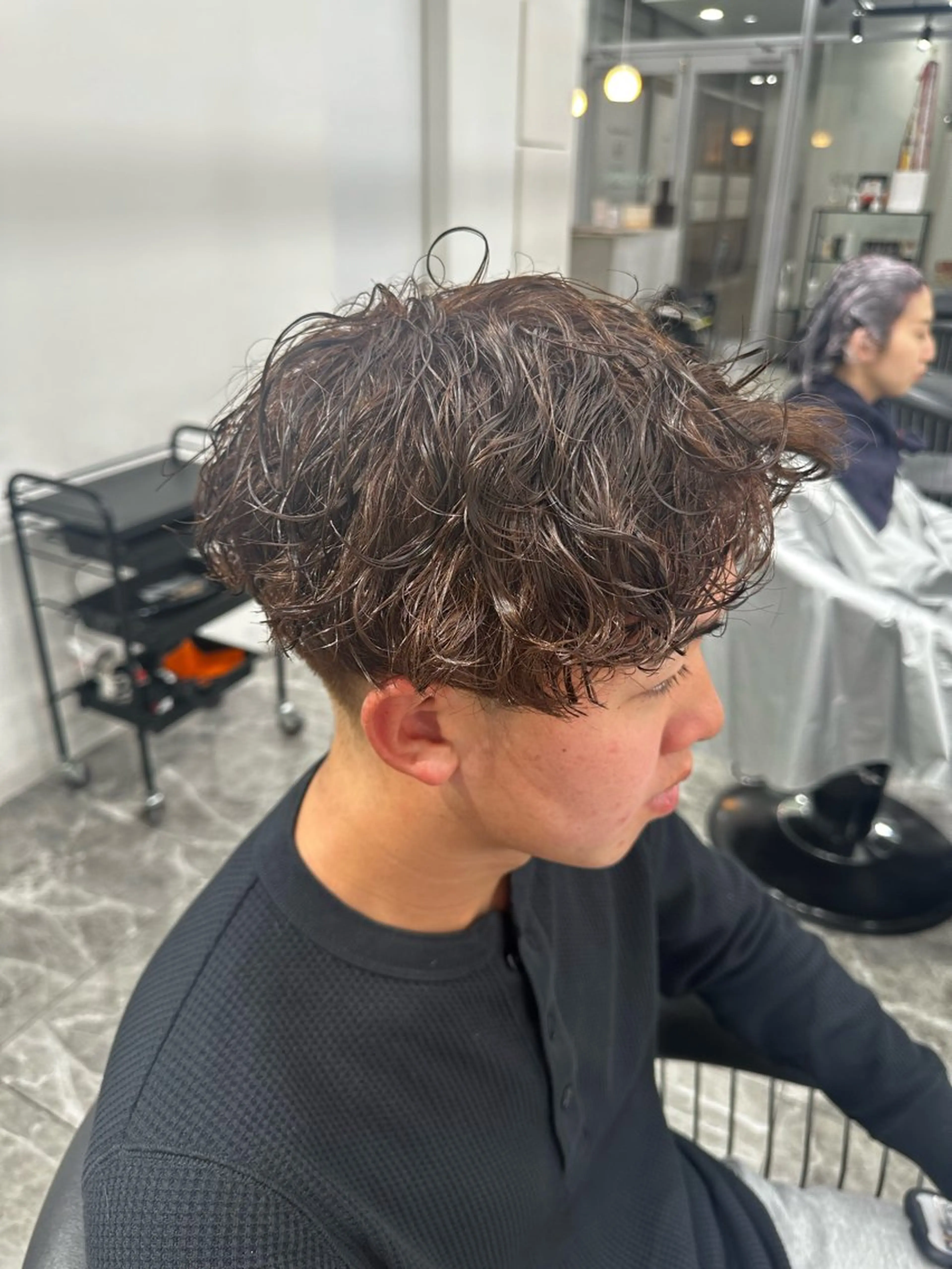 パーマ 🖤🤍石川 アイリ🤍🖤のヘアスタイル