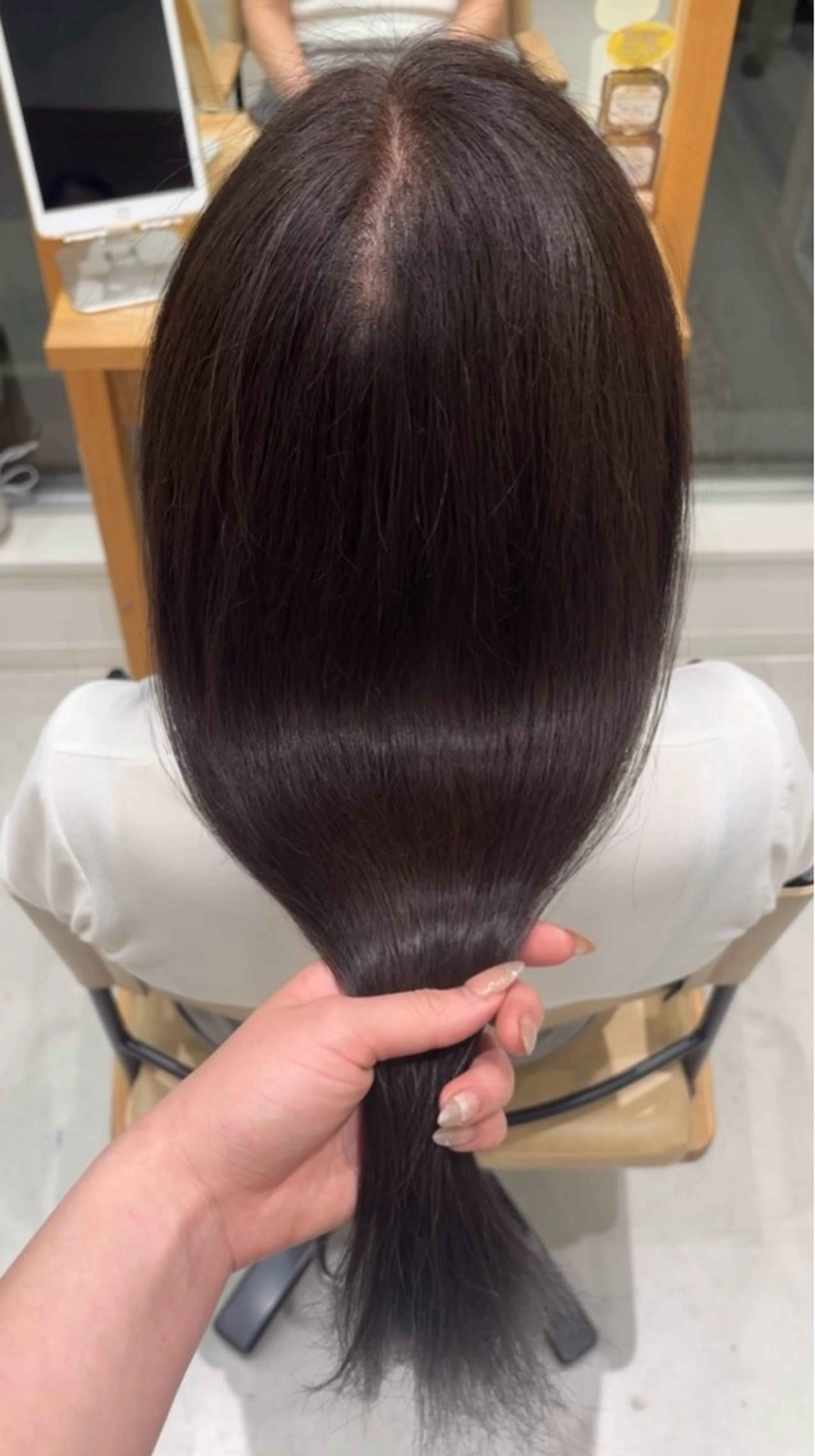 カラー ブラウンカラー ヘアカラー 高谷 あうんのヘアスタイル