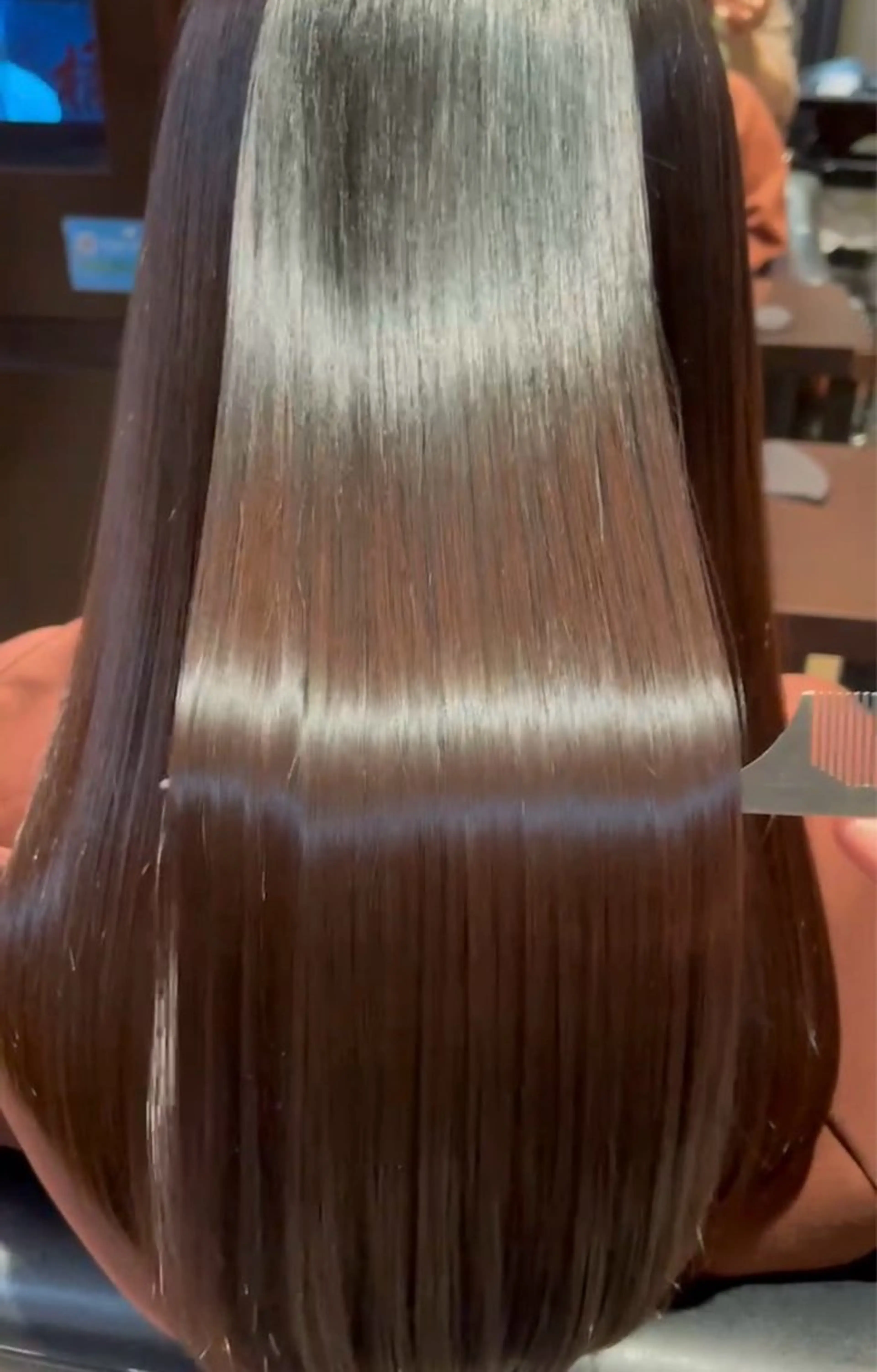 ロング カット 縮毛矯正 トリートメント 心斎橋 女性 スタイリスト  大阪のヘアスタイル