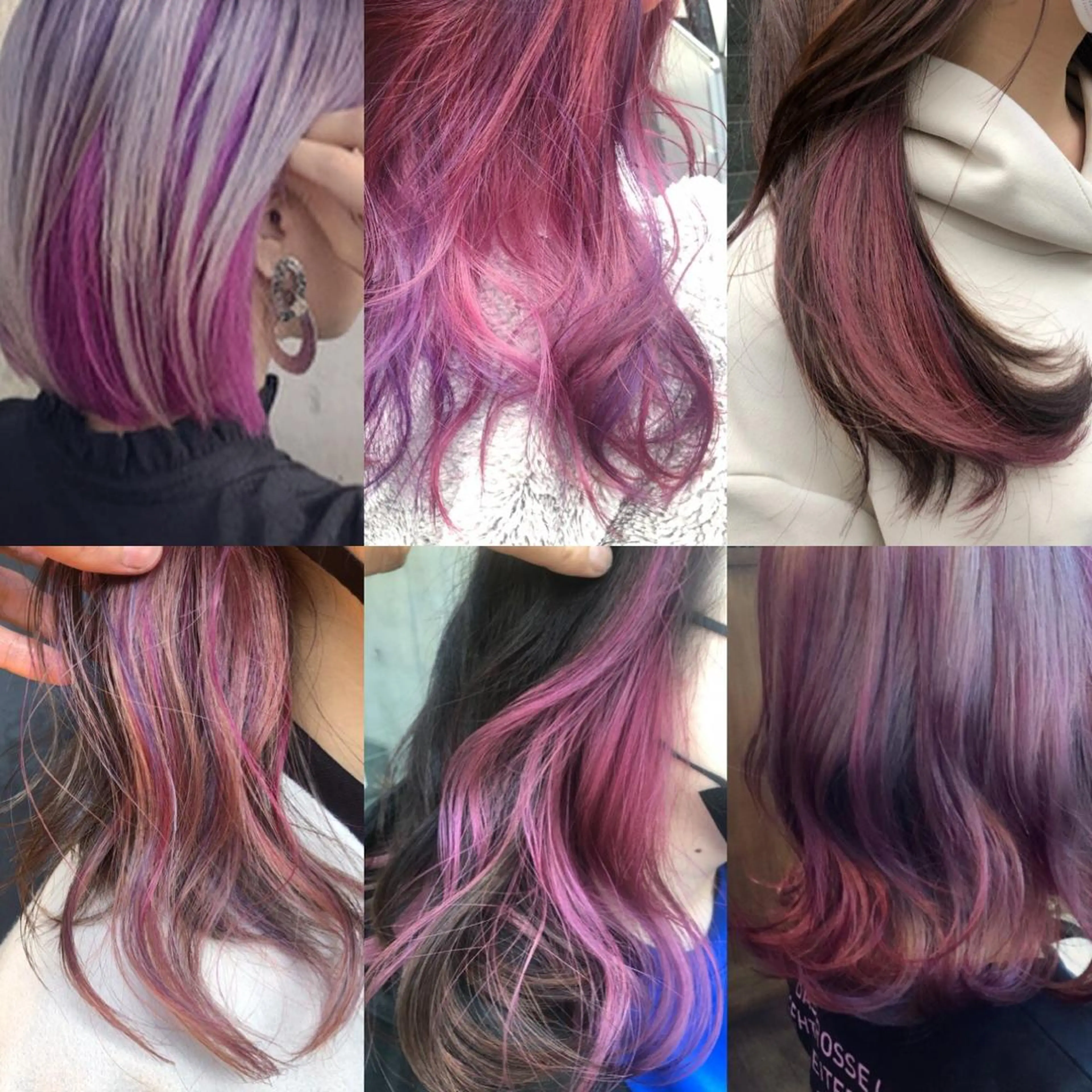 ミディアム カット ヘアカラー トリートメント 原宿サロン代表 デザインカラー伊藤卓のヘアスタイル