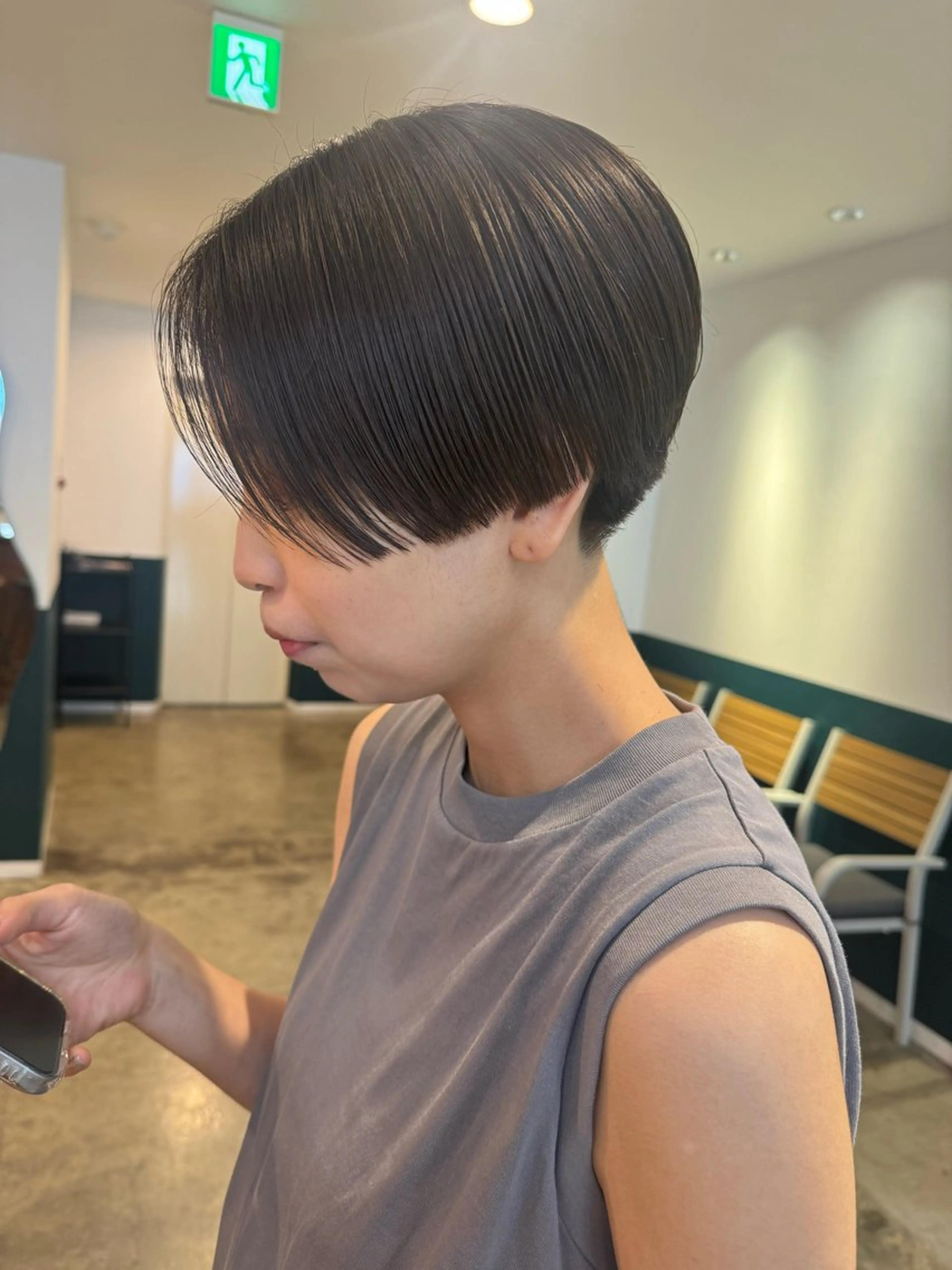 ショート カット ヘアカラー トリートメント 中村瑞貴 *hairbraceのヘアスタイル