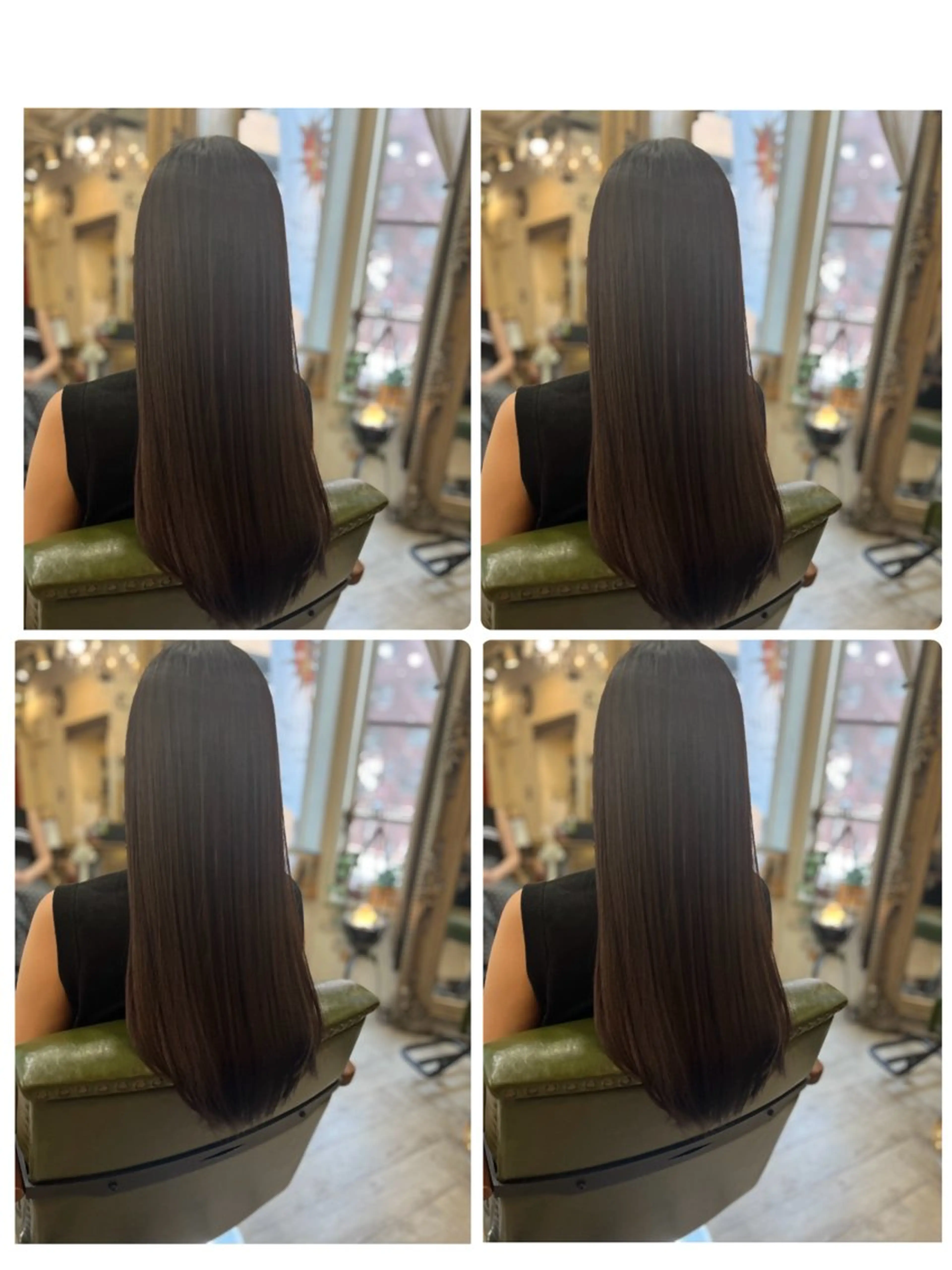 セミロング 新宿御苑/艶髪カラー 髪質改善/山口のヘアスタイル