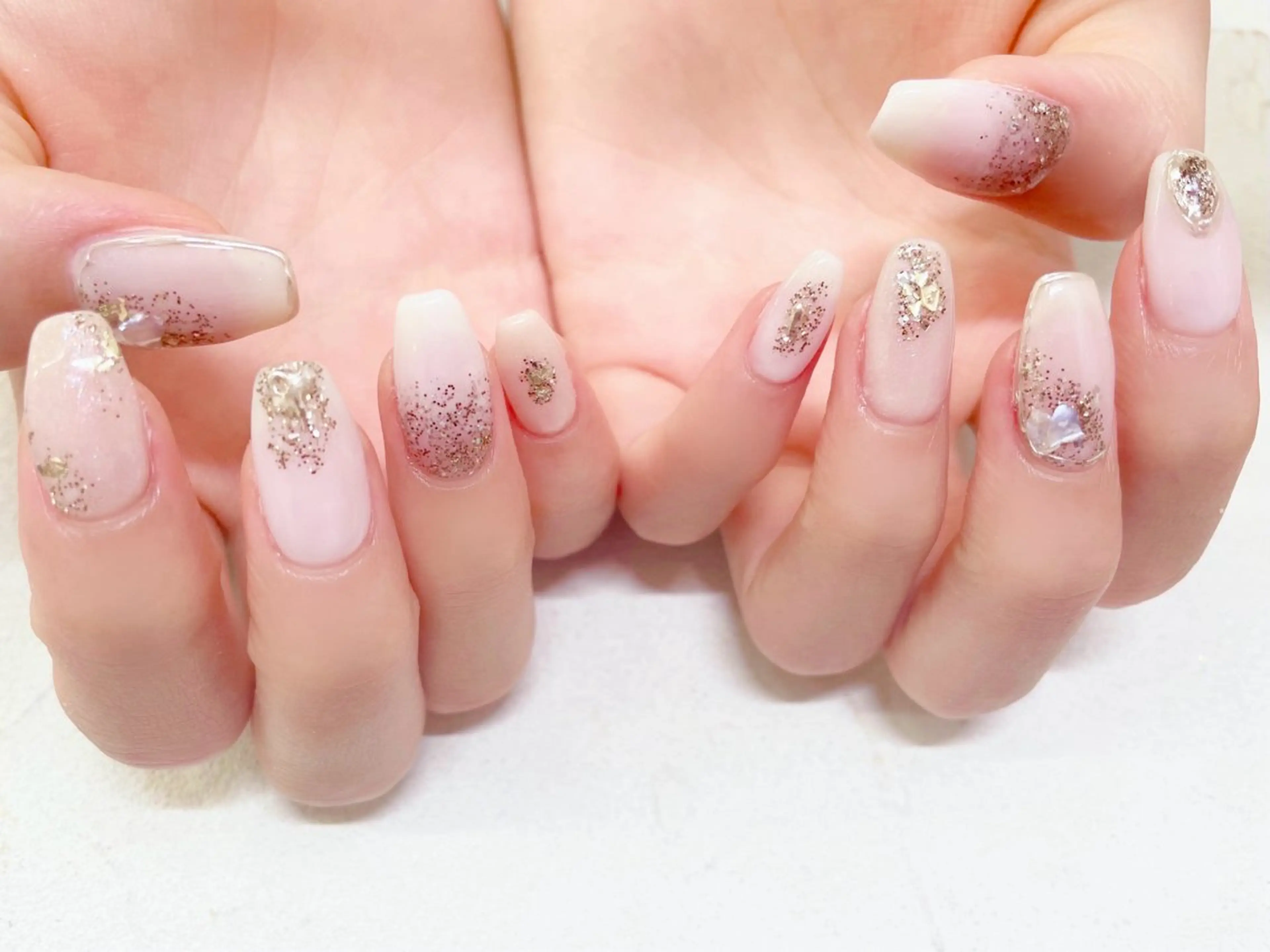 ネイル 持ち込み ハンドネイル ビアンカ金町店 中島　せり菜のネイルデザイン