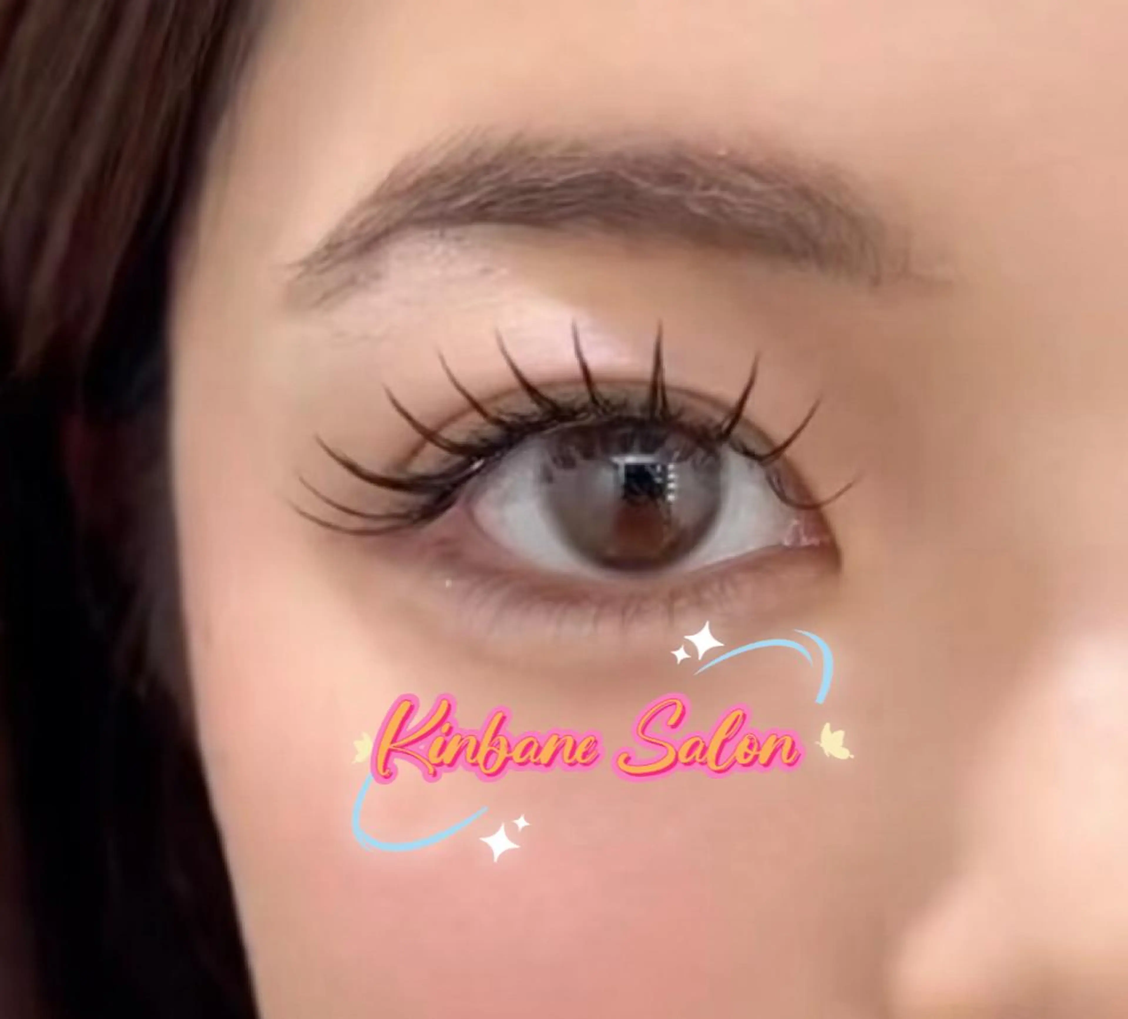 マツエク・マツパ 韓国風マツエク パリジェンヌラッシュリフト まつげパーマ 下まつげエクステ 一重×まつ毛パーマ 東 奈那のマツエク・マツパデザイン