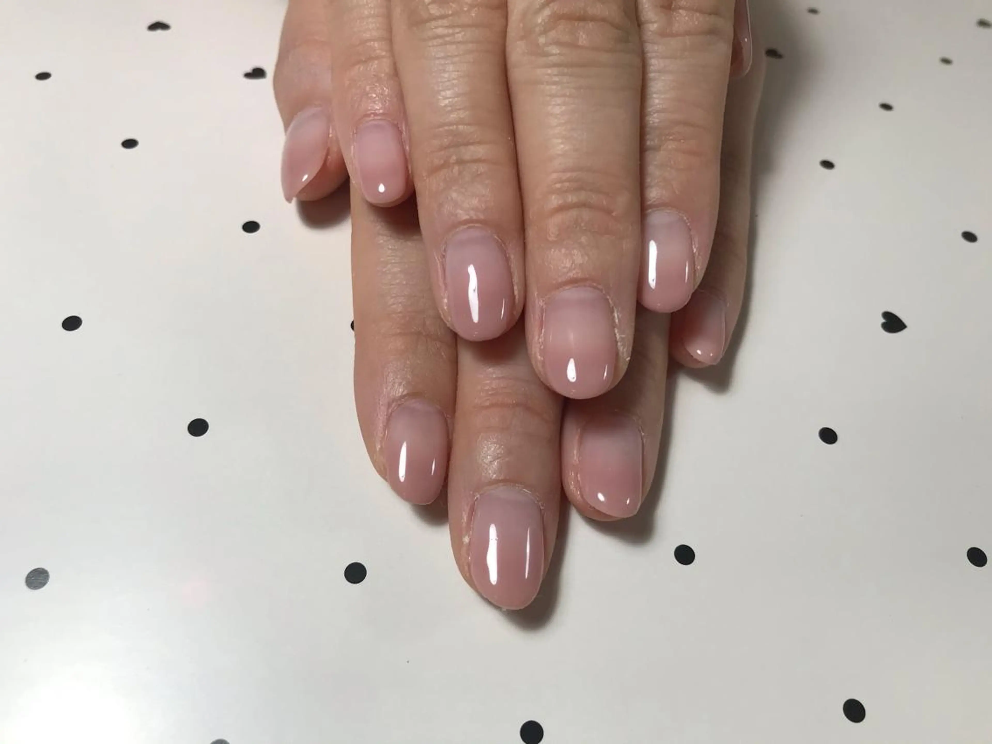 ネイル ピンク ピンクベージュ MAX KELLY SUZUYOSHIのネイルデザイン