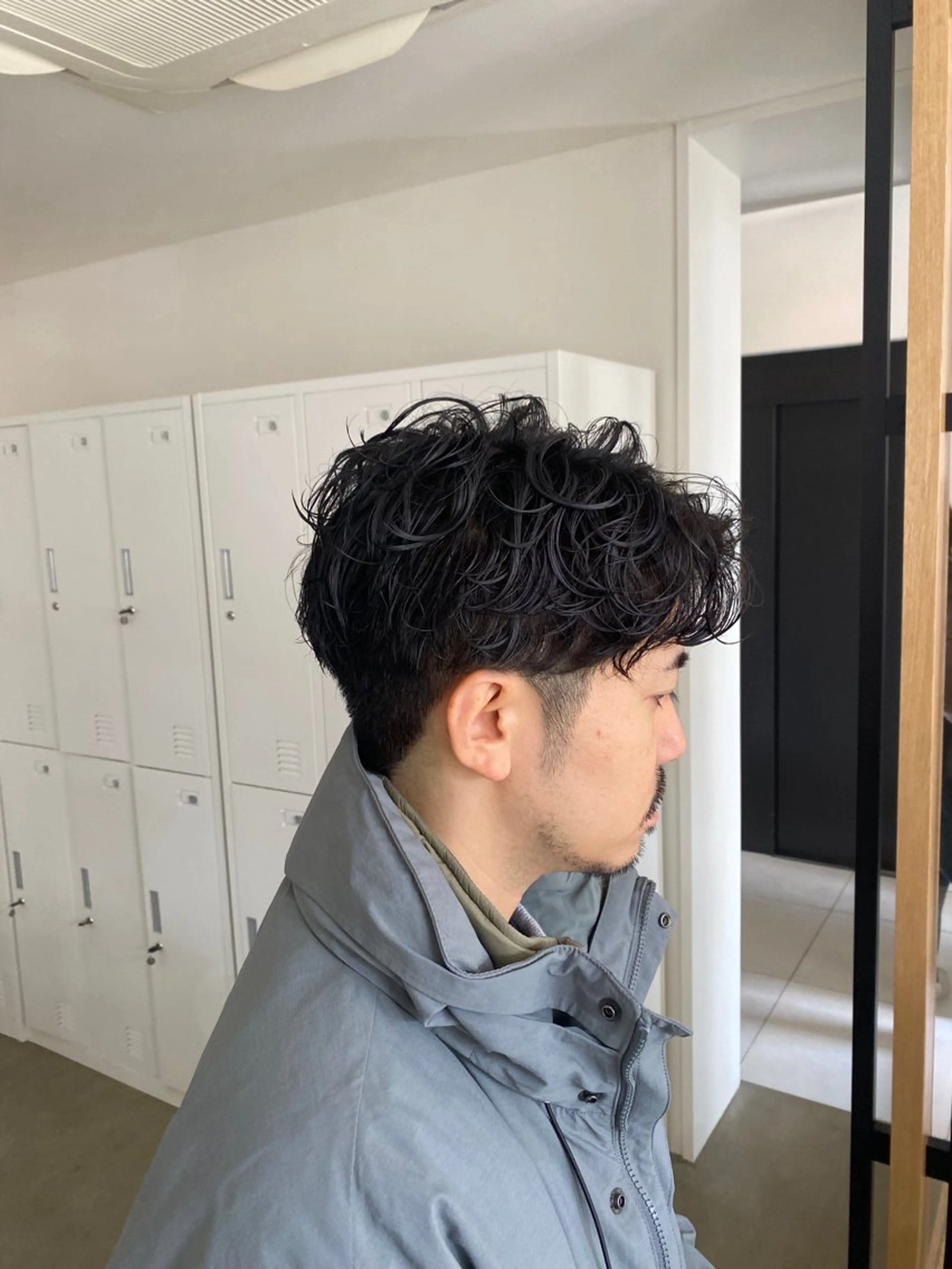 【男性限定】カット+メンズパーマ+後処理トリートメントの写真