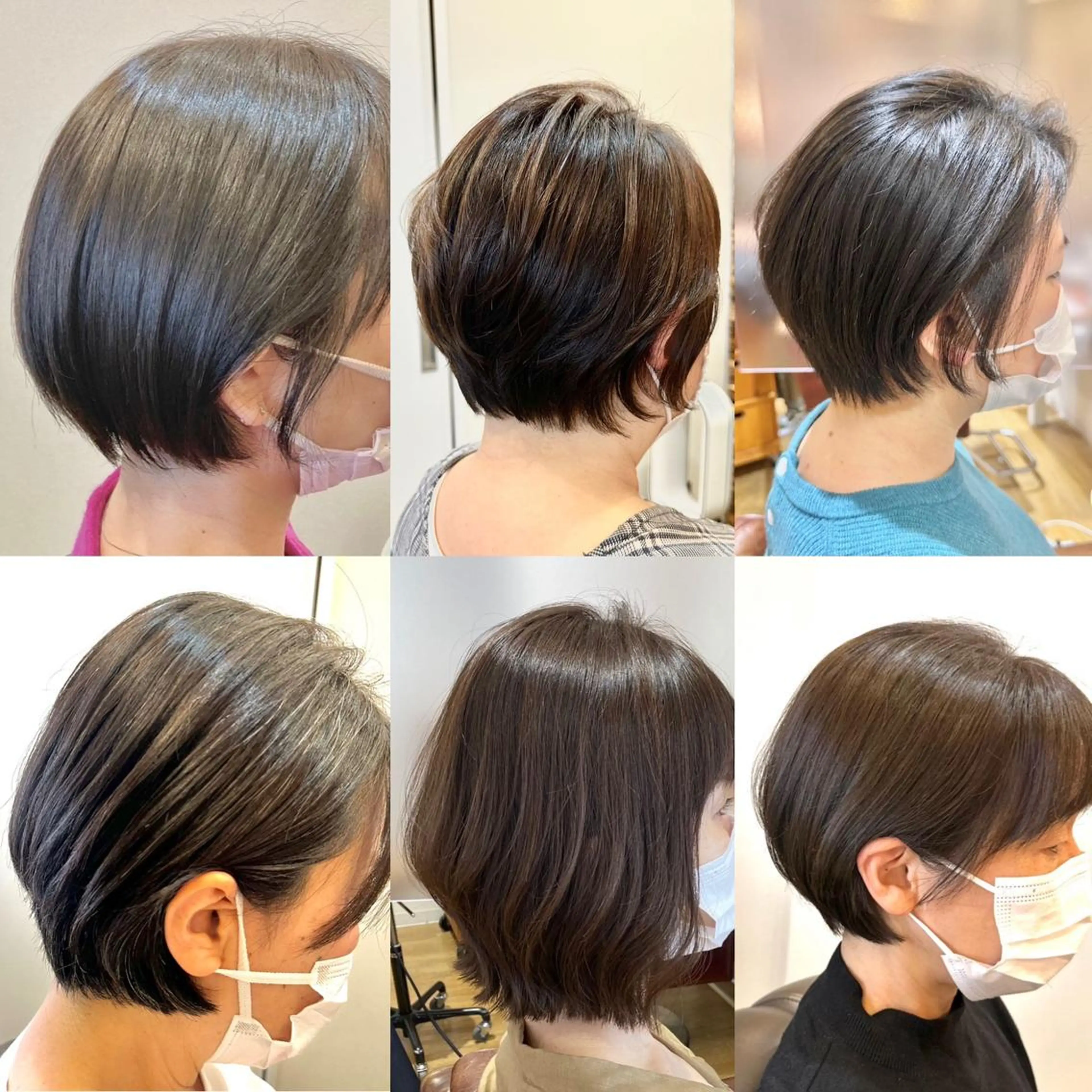 ショート 前田 加奈子のヘアスタイル