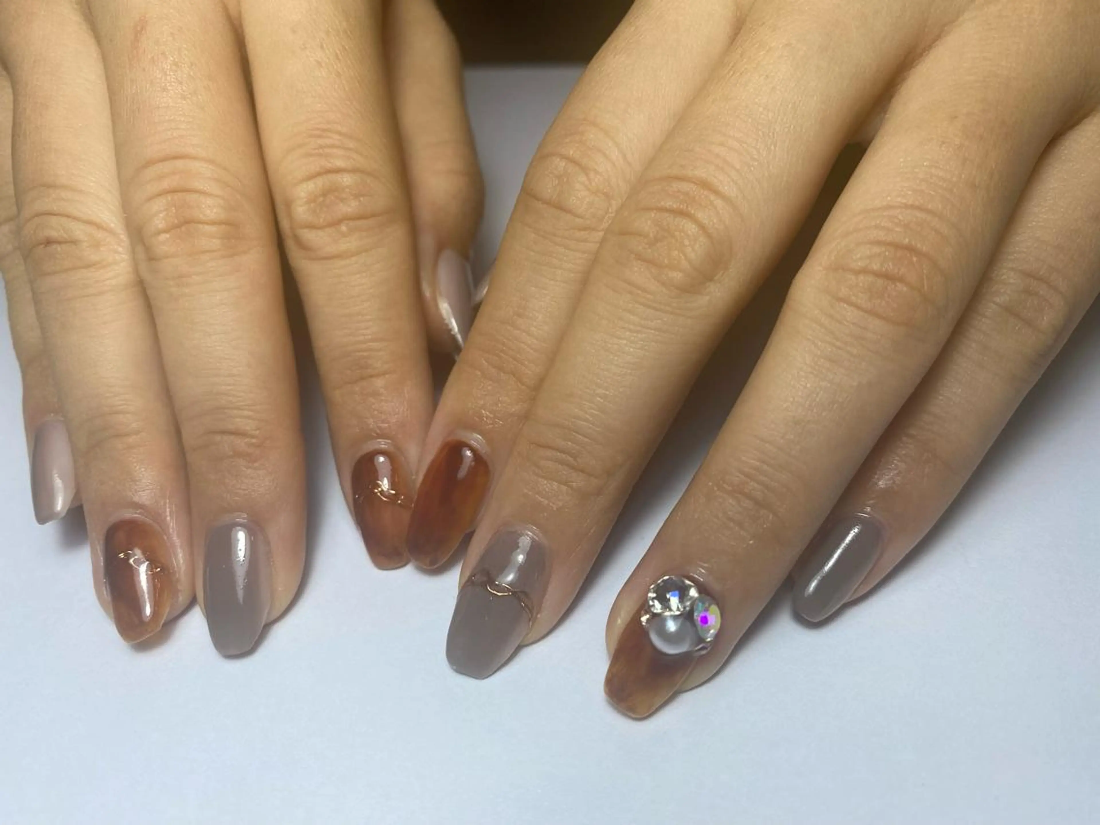 ミディアム shandy nailのネイルデザイン