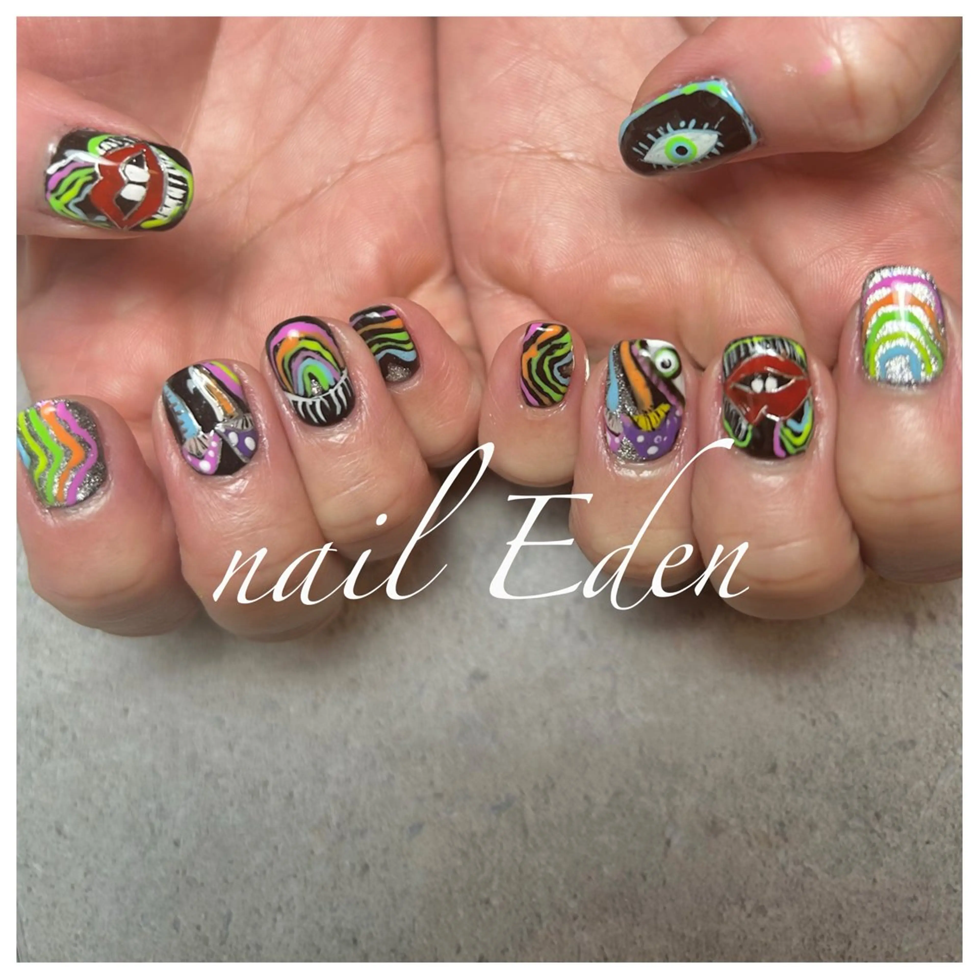 ネイル 持ち込み Eden ♾️のネイルデザイン