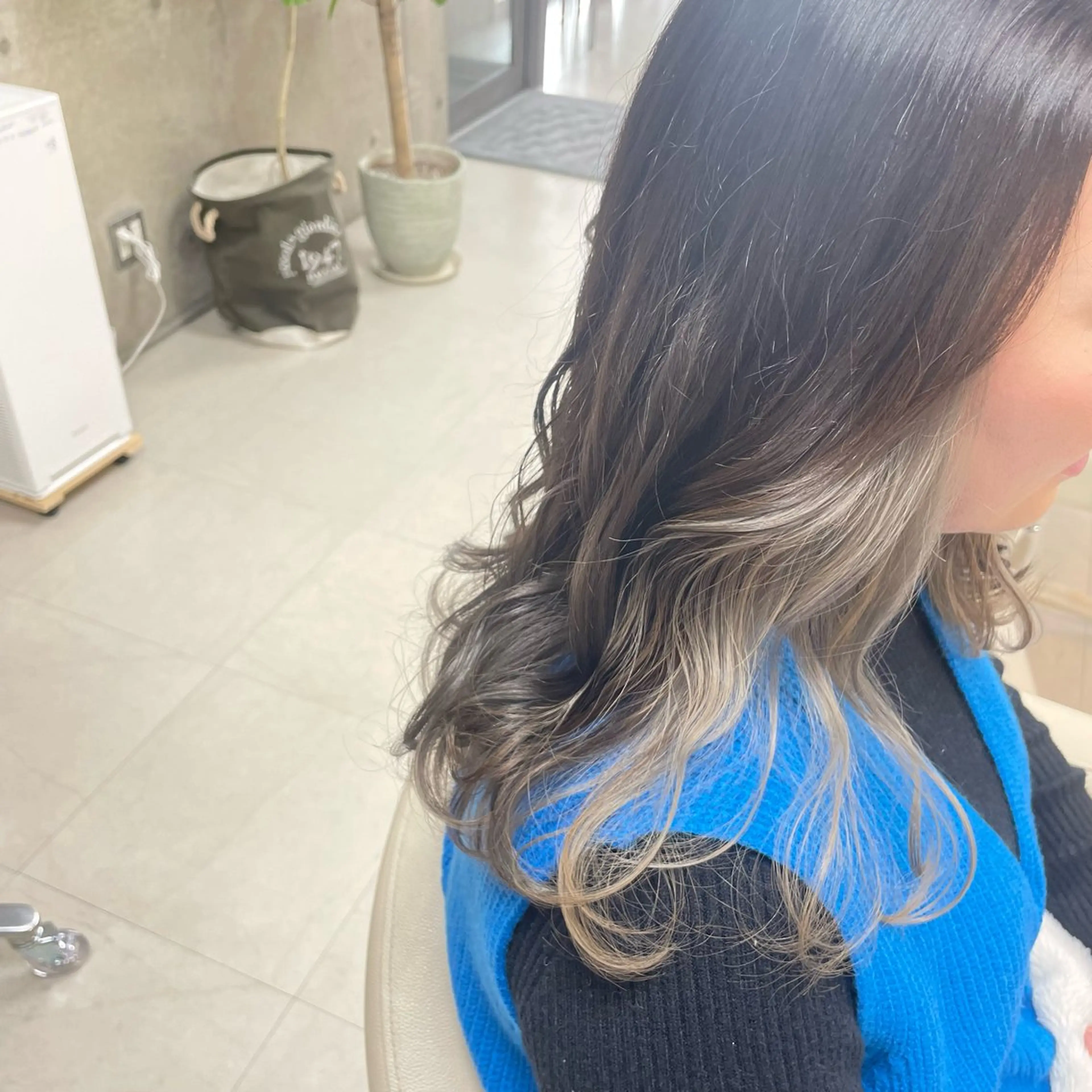 ロング カラー ヘアカラー 坂本 沙也加のヘアスタイル