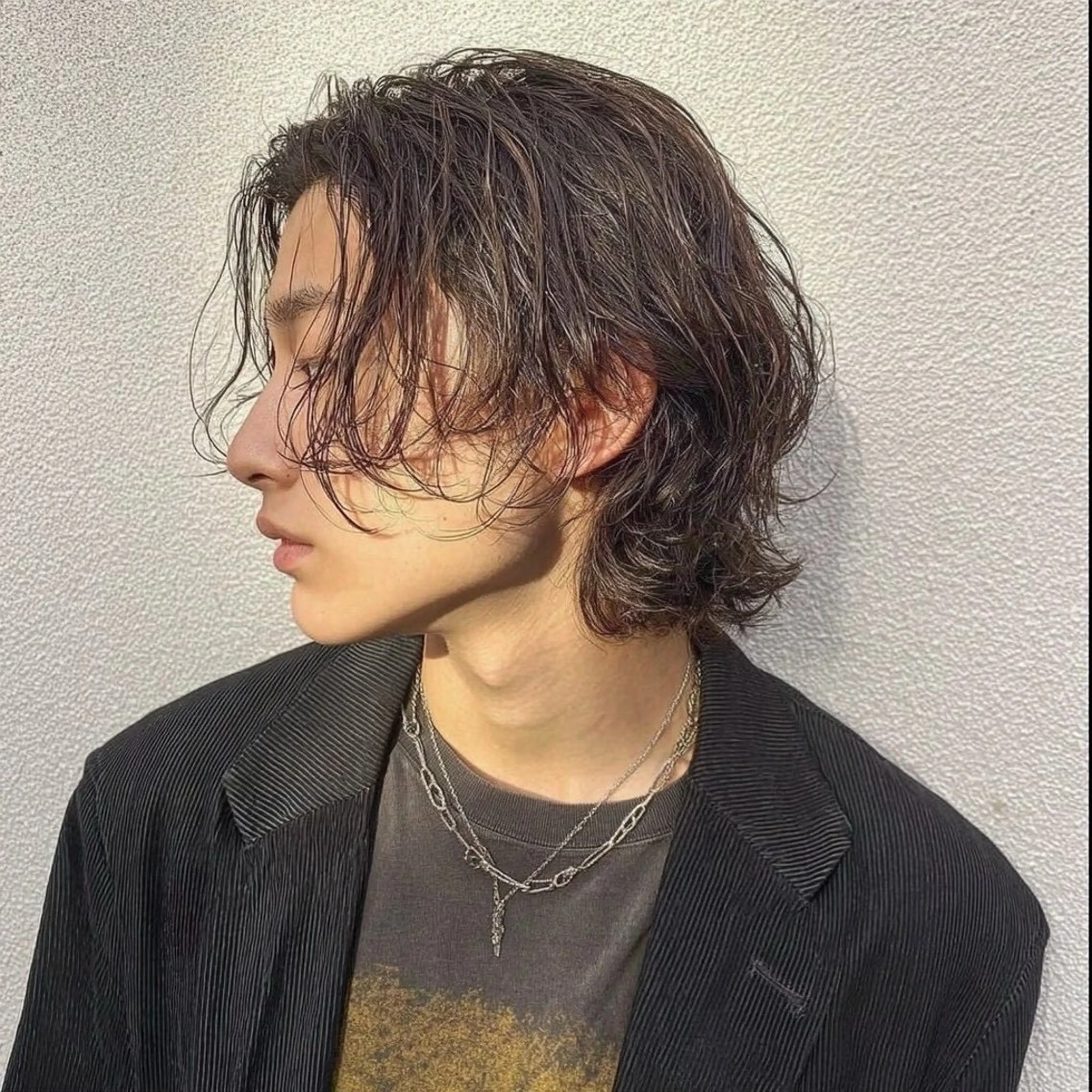 パーマ RIN パーマ/暖色カラーのヘアスタイル