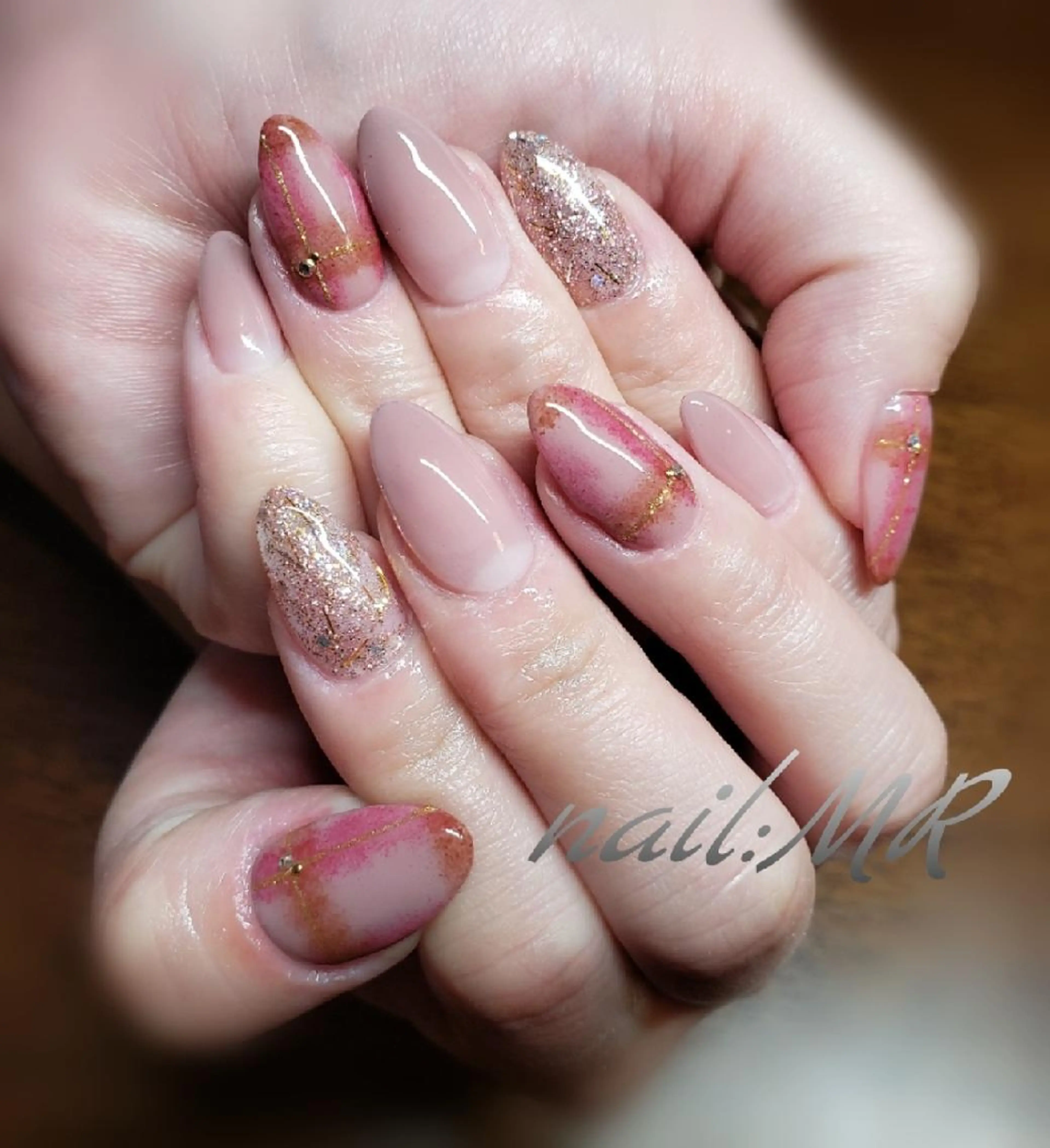 ネイル アートネイル ジェルネイル グラデーション ハンドネイル Nail salon Coco【溝の口駅】のネイルデザイン