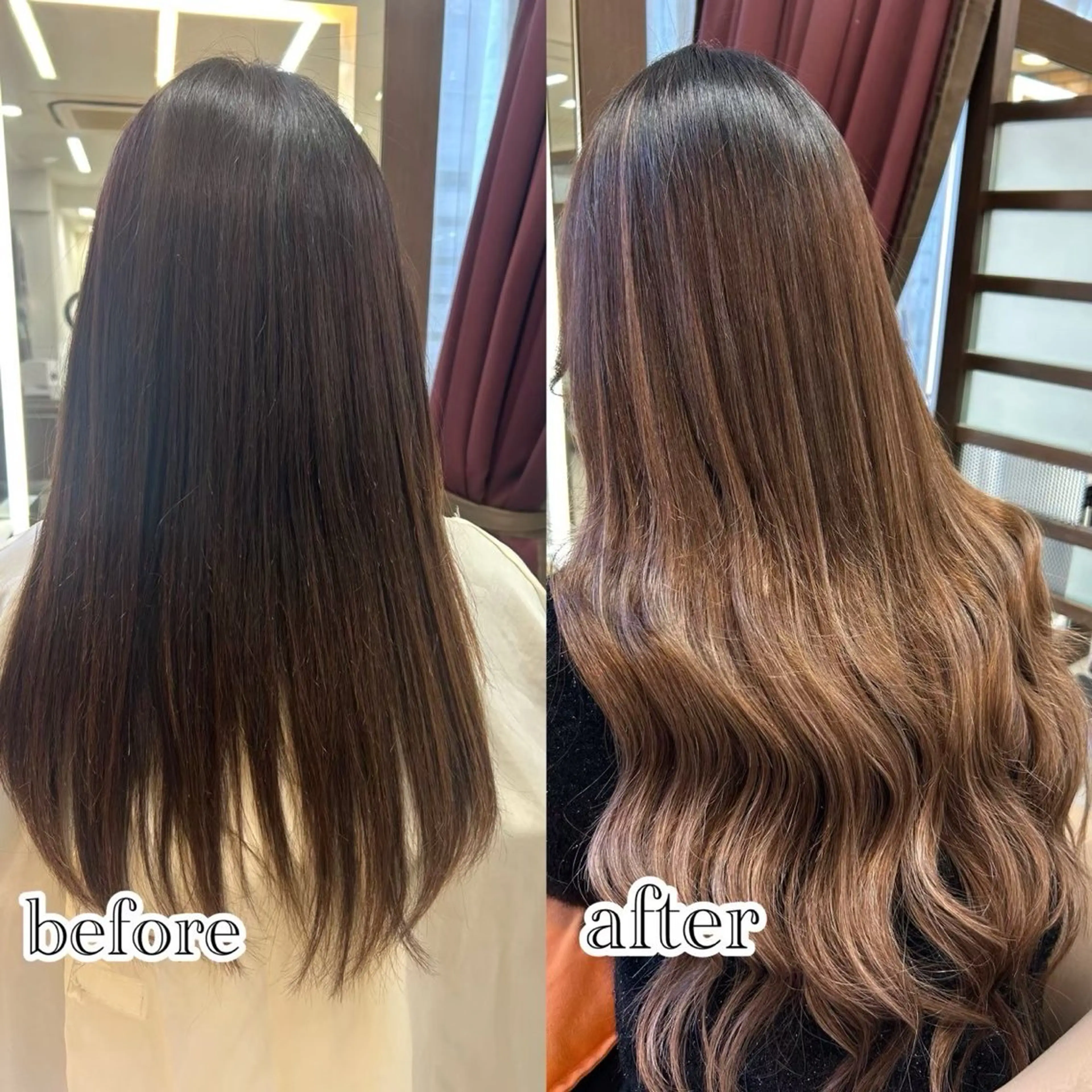 🍑カラー 🥣横浜／トレンドのヘアスタイル