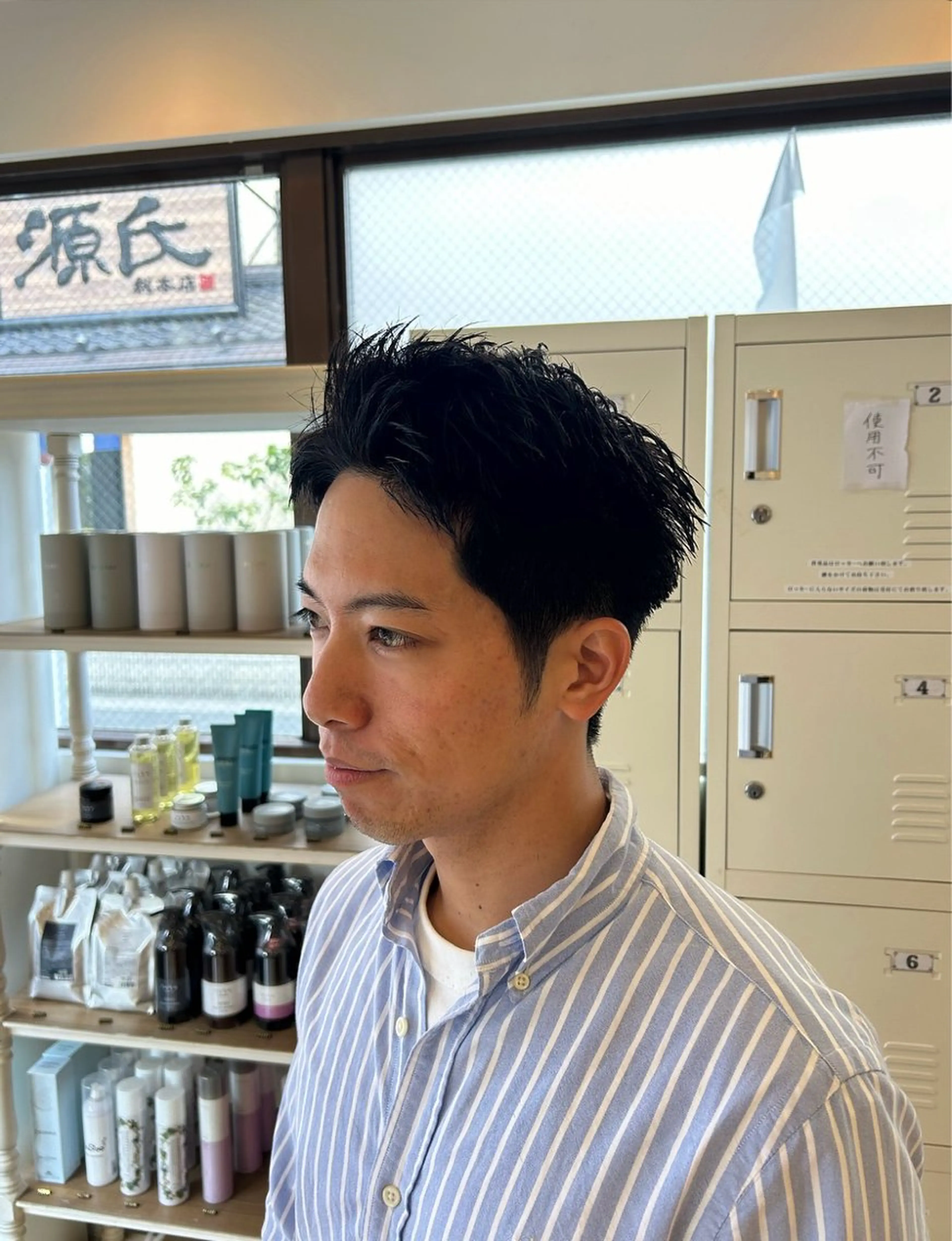 メンズ スパイキーショート カット 🫧顔周りカット 🫧樫村優香のヘアスタイル