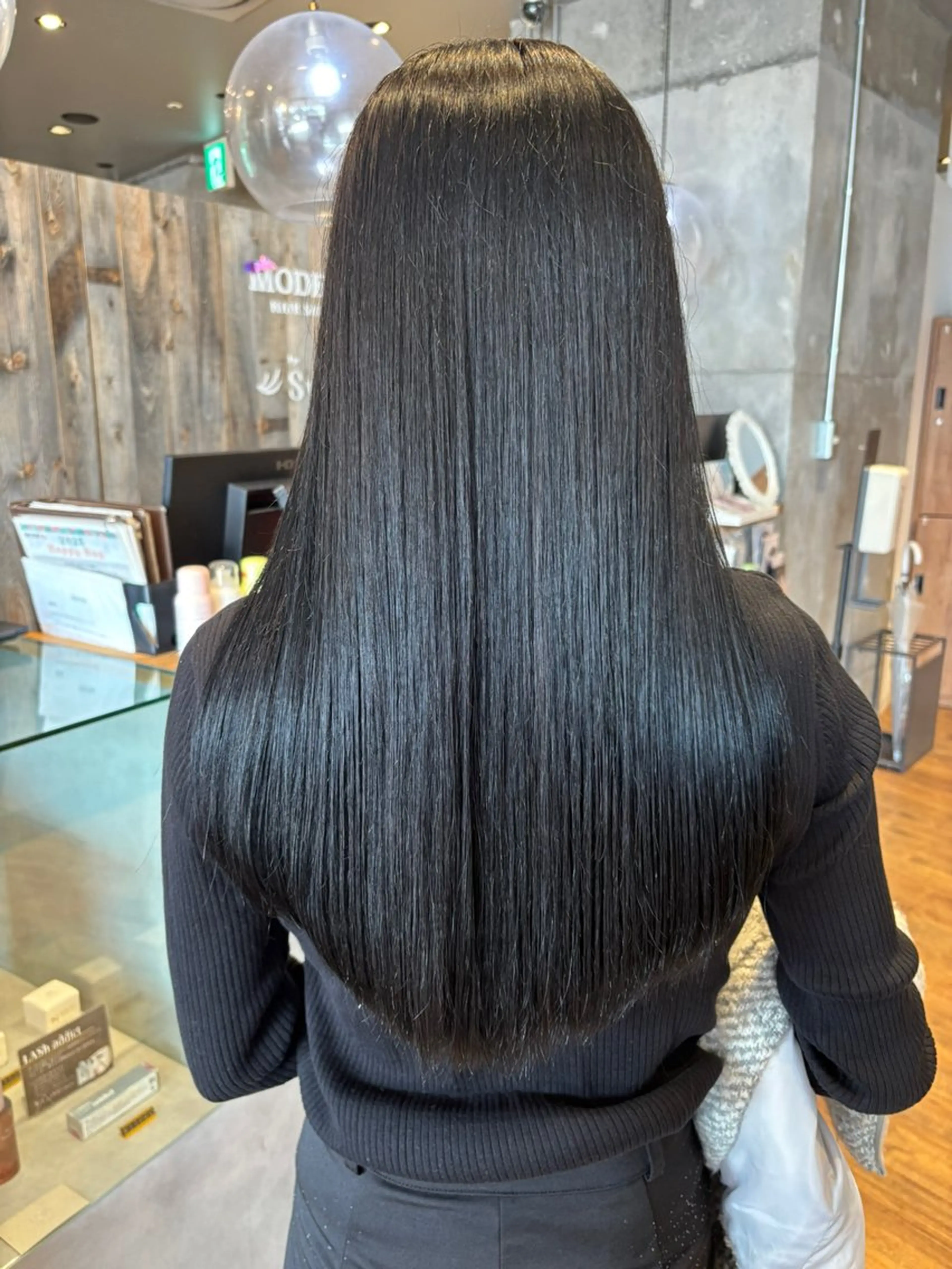 ロング カラー 🎀ワンレンボブ🎀 ワンカラー　あゆみのヘアスタイル