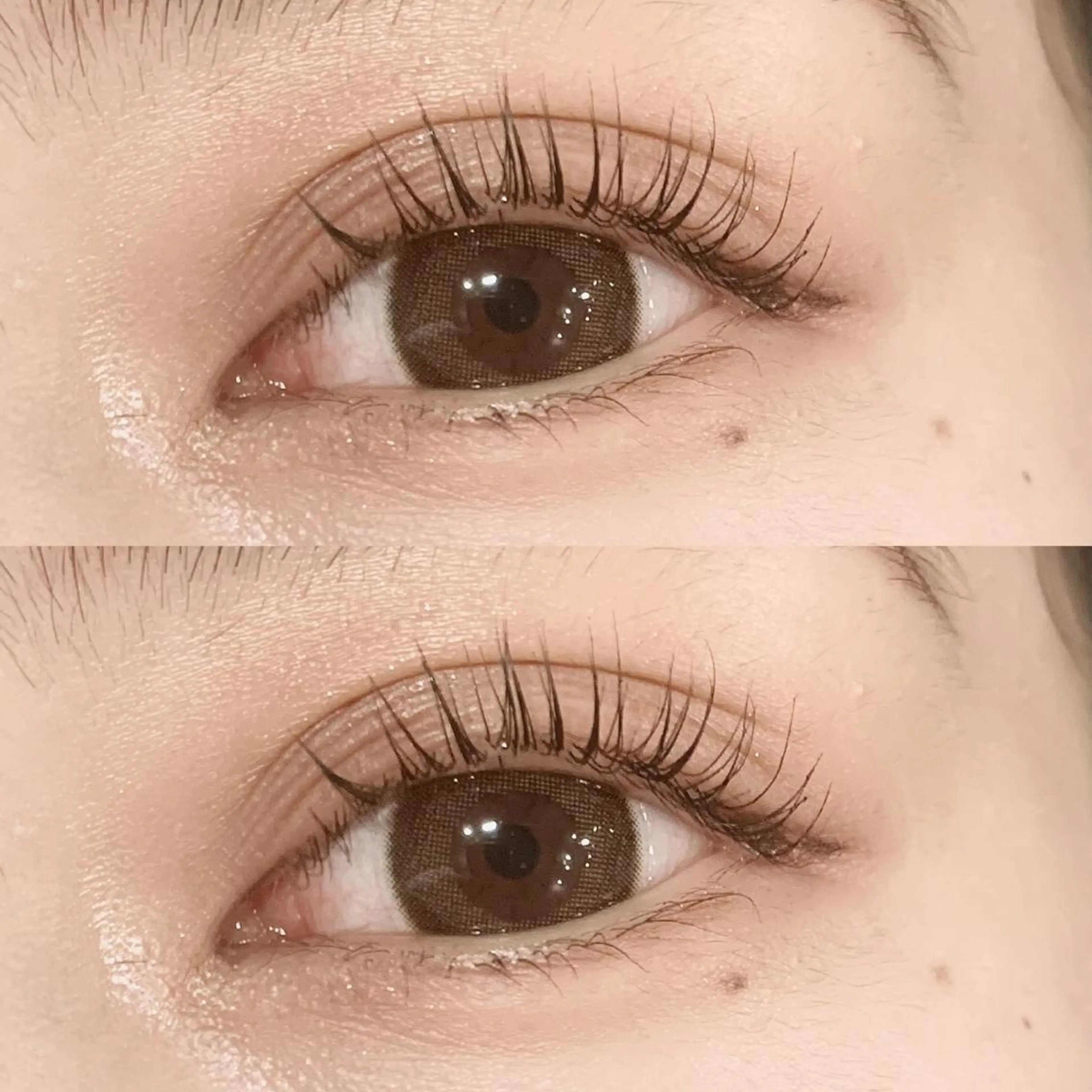 マツエク・マツパ 束感まつ毛 カラーマツエク フラットラッシュ ナチュラル パリジェンヌラッシュリフト 猪熊 栞のマツエク・マツパデザイン