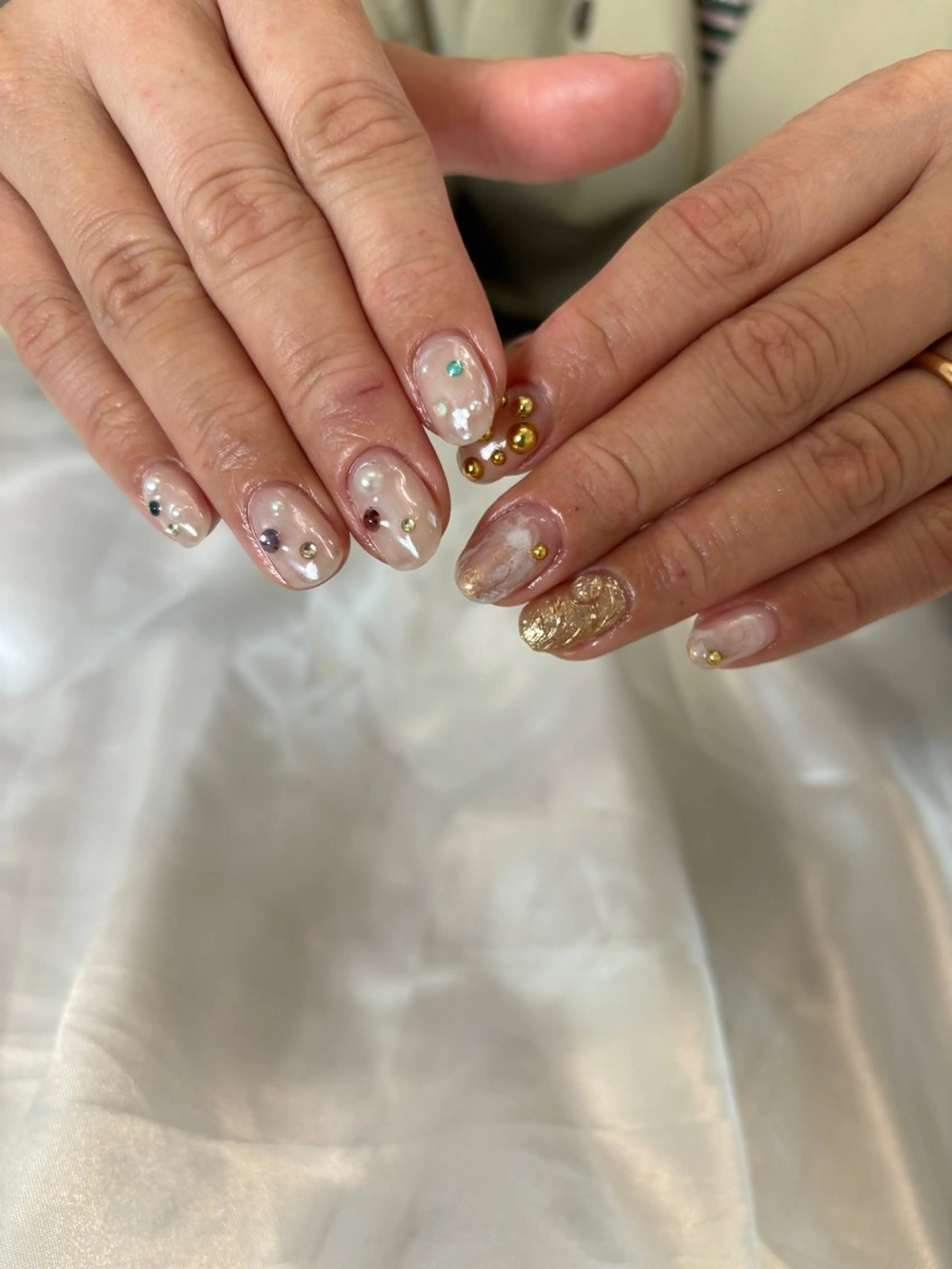 ネイル ハンドネイル Amute nailのネイルデザイン
