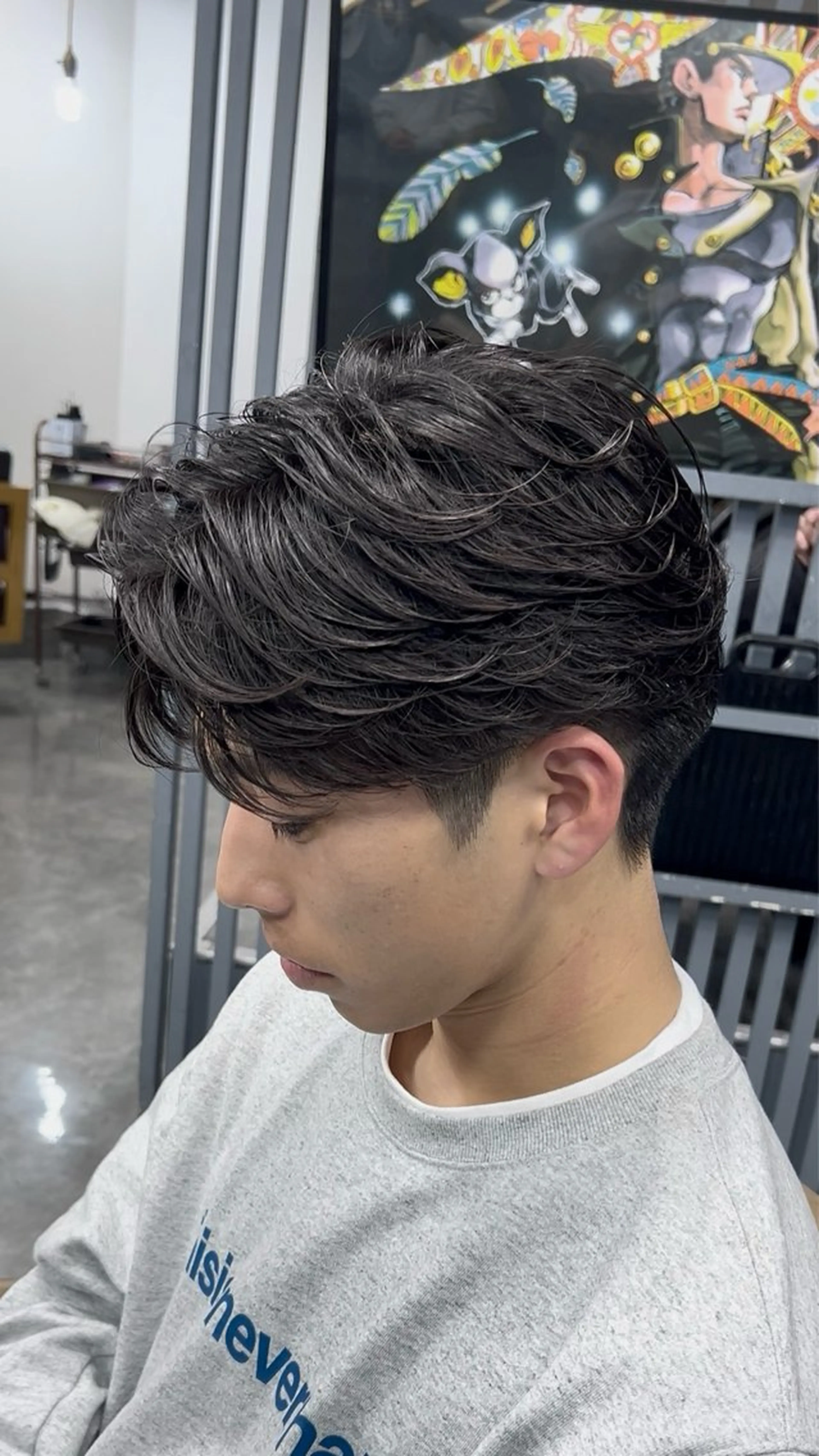 💈今が旬‼️フェザーパーマ💈の写真