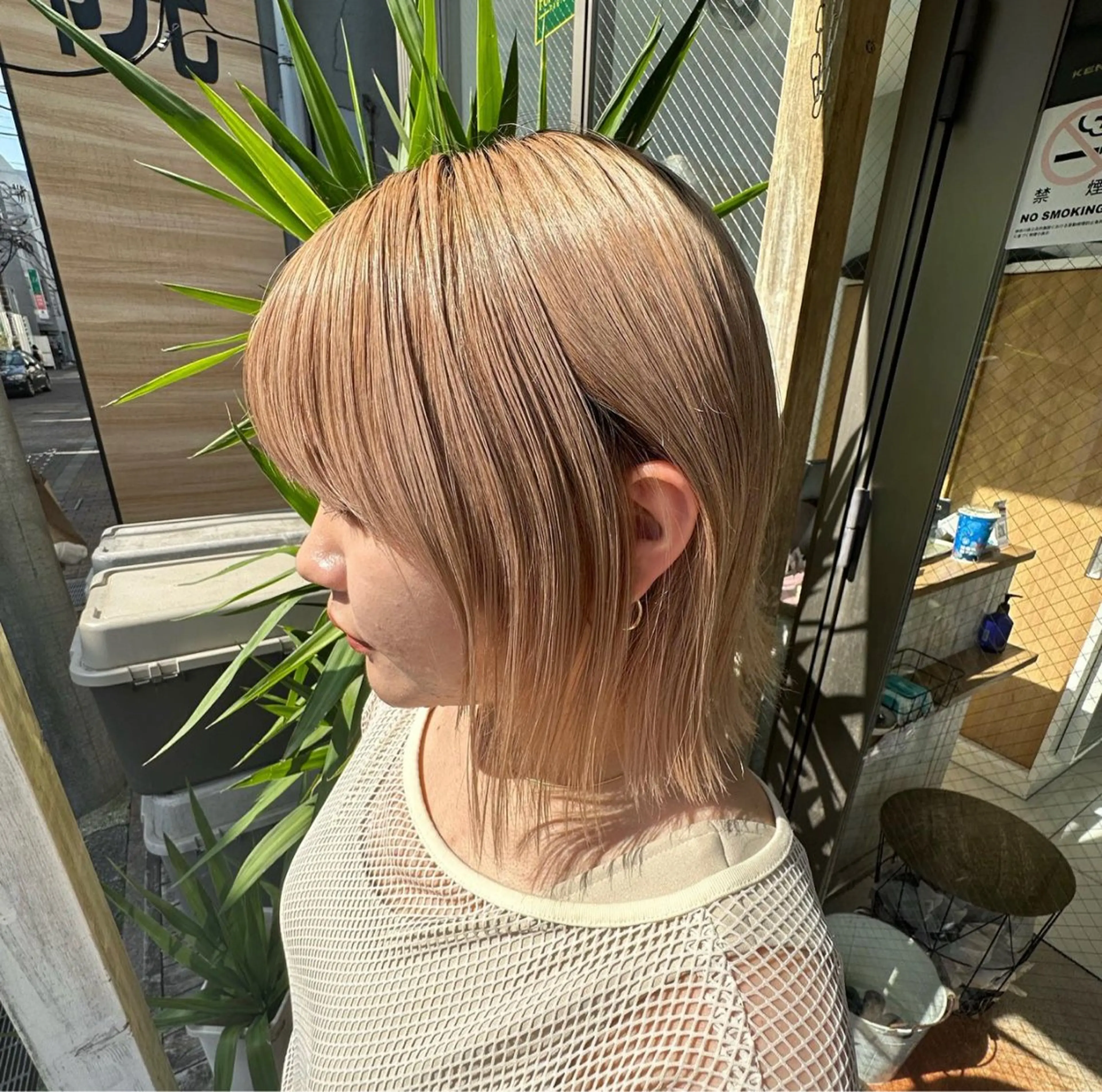 ショート カラー mEg   hair creation所属・縮毛矯正／ダブル カラー／はづき☘️のヘアスタイル